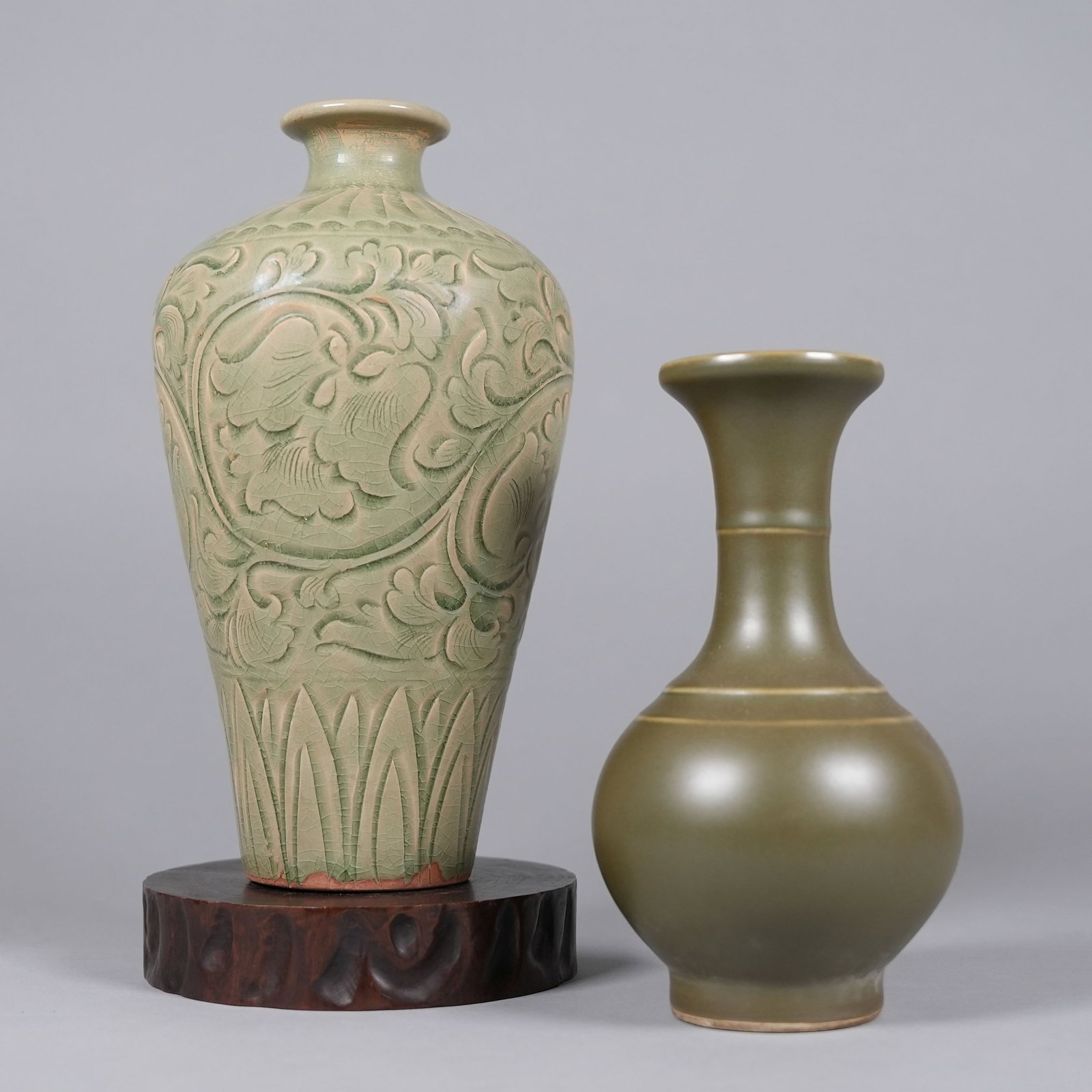 Lots Chinese green vase (1 of 7)