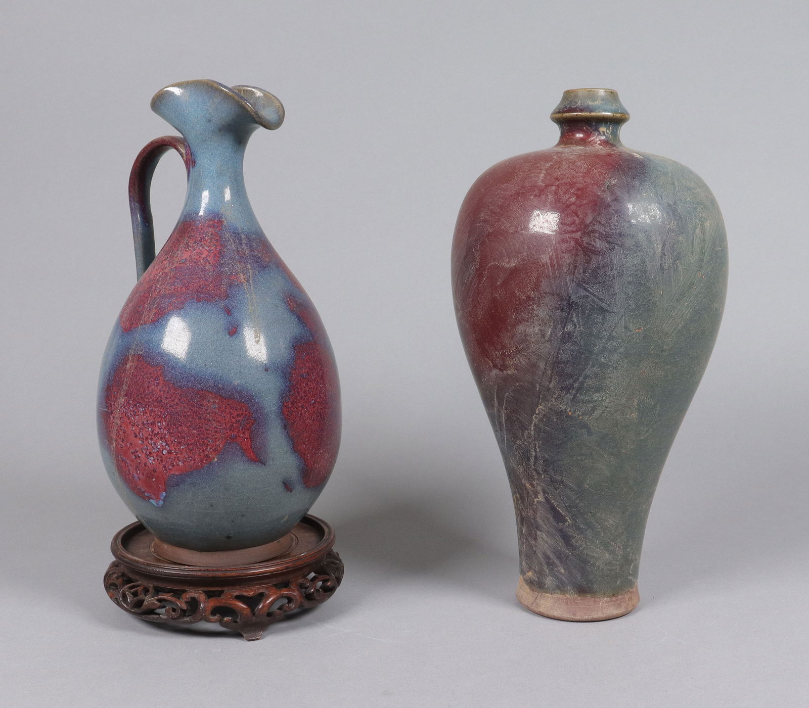 Lots Chinese fine purple vase (1 of 7)