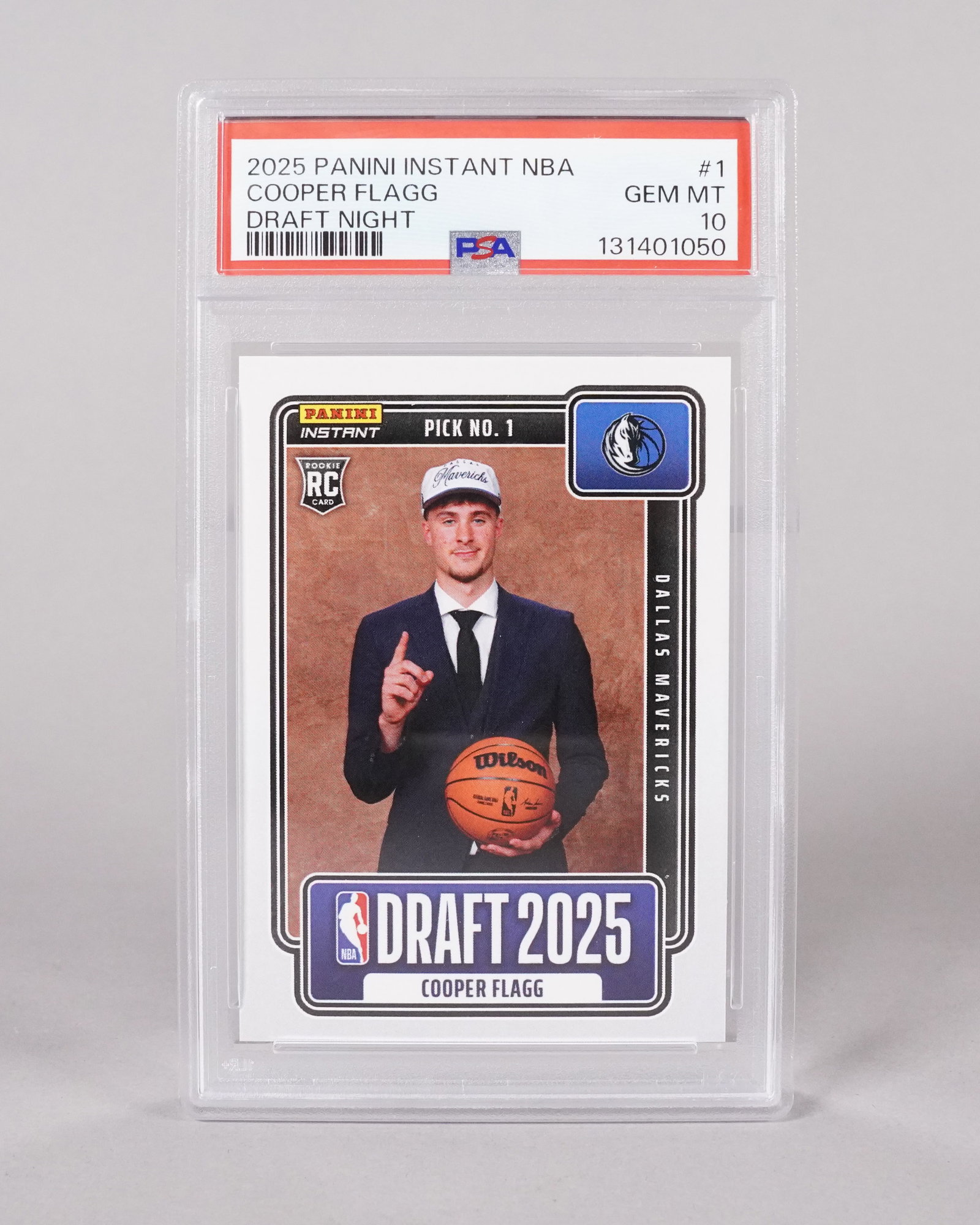 Cooper Flagg NBA rookie card PSA 10 (1 of 4)