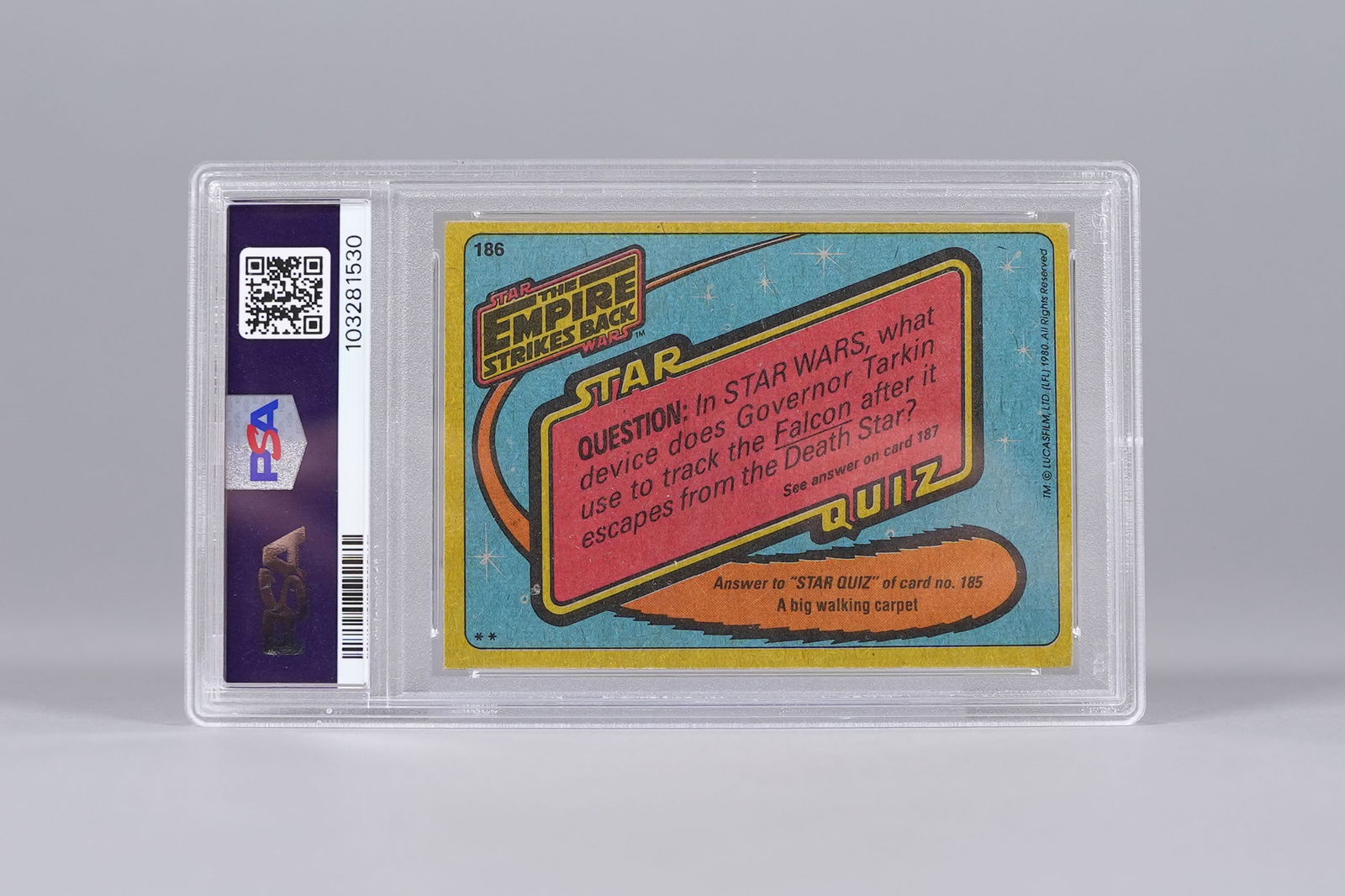 2 Star Wars card PSA graded - 3