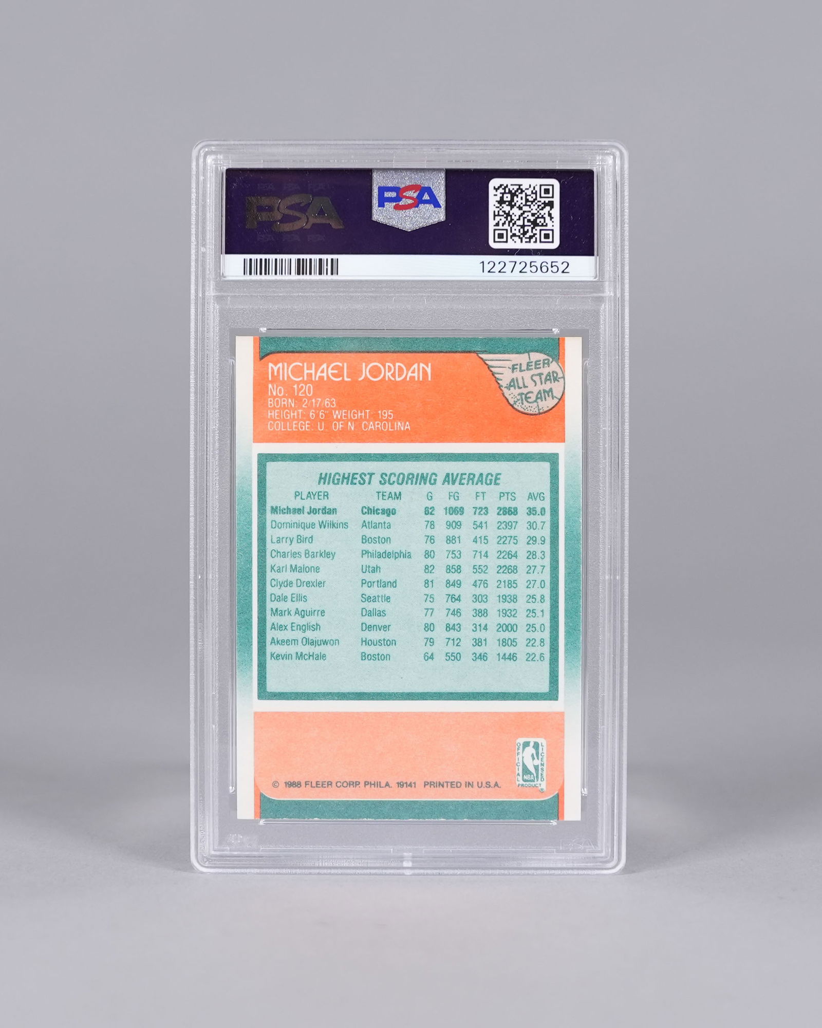 2 Michael Jordan card PSA - 3