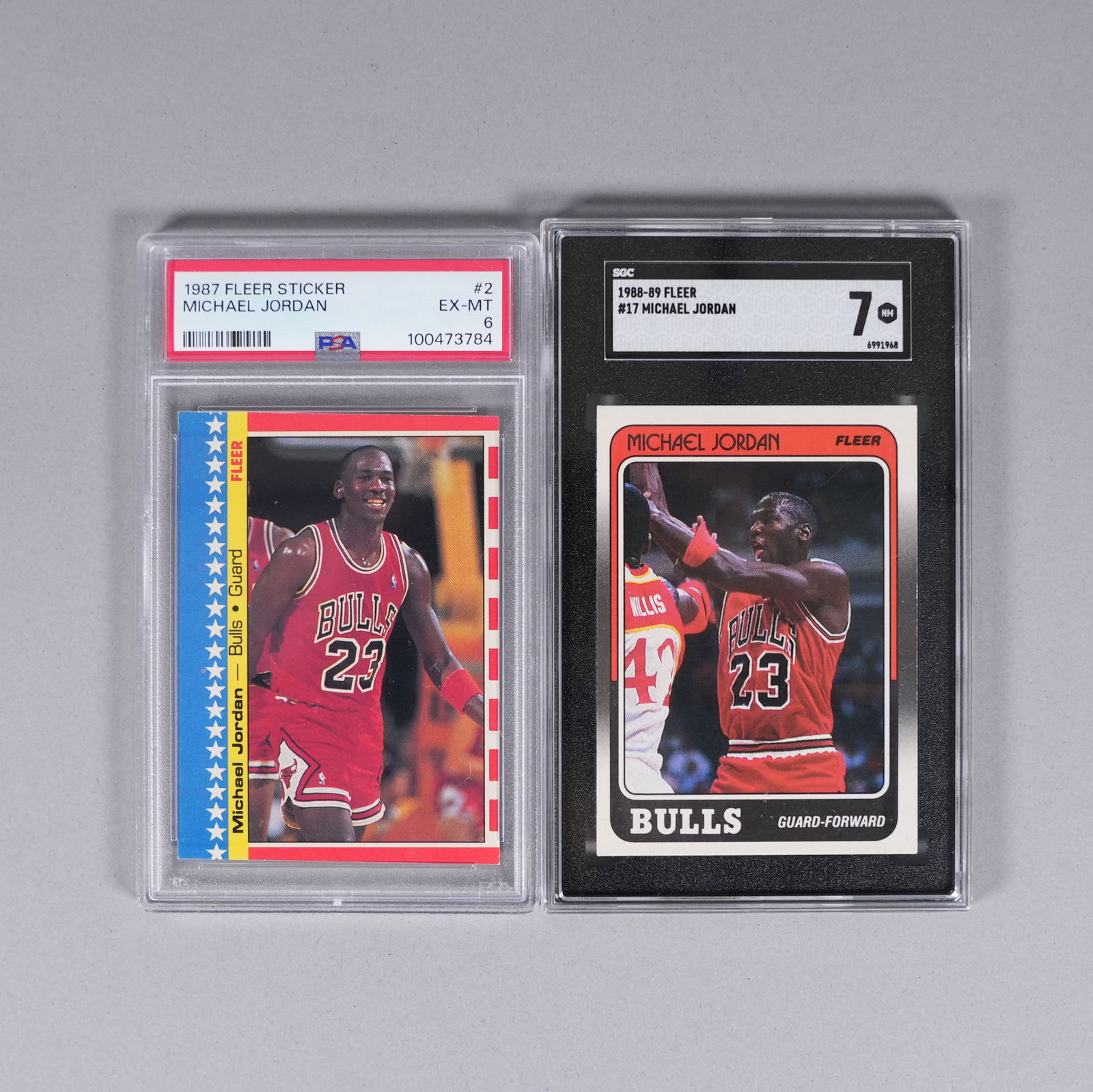 Lots Michael Jordan cards PSA - 4