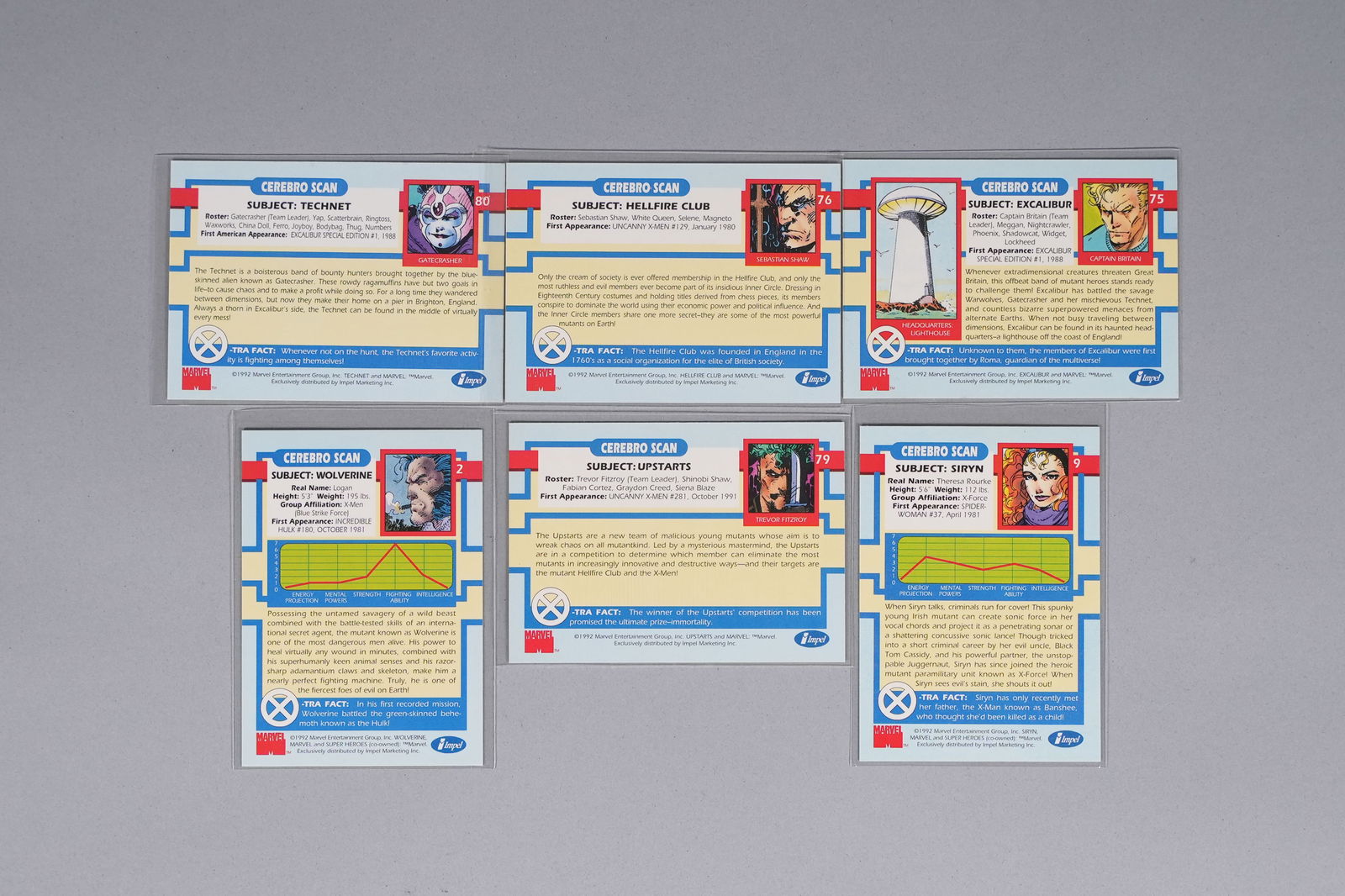 Lots Marvel X Men cards - 5