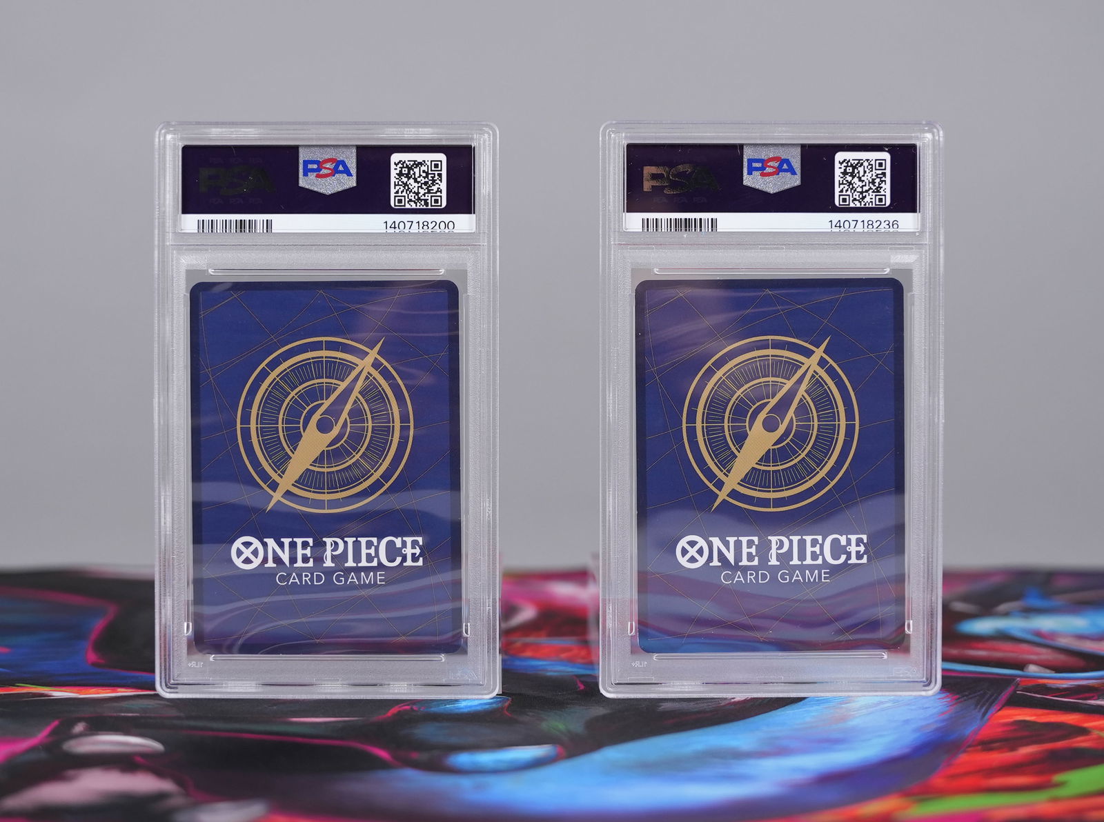 Lots One Piece cards PSA - 2