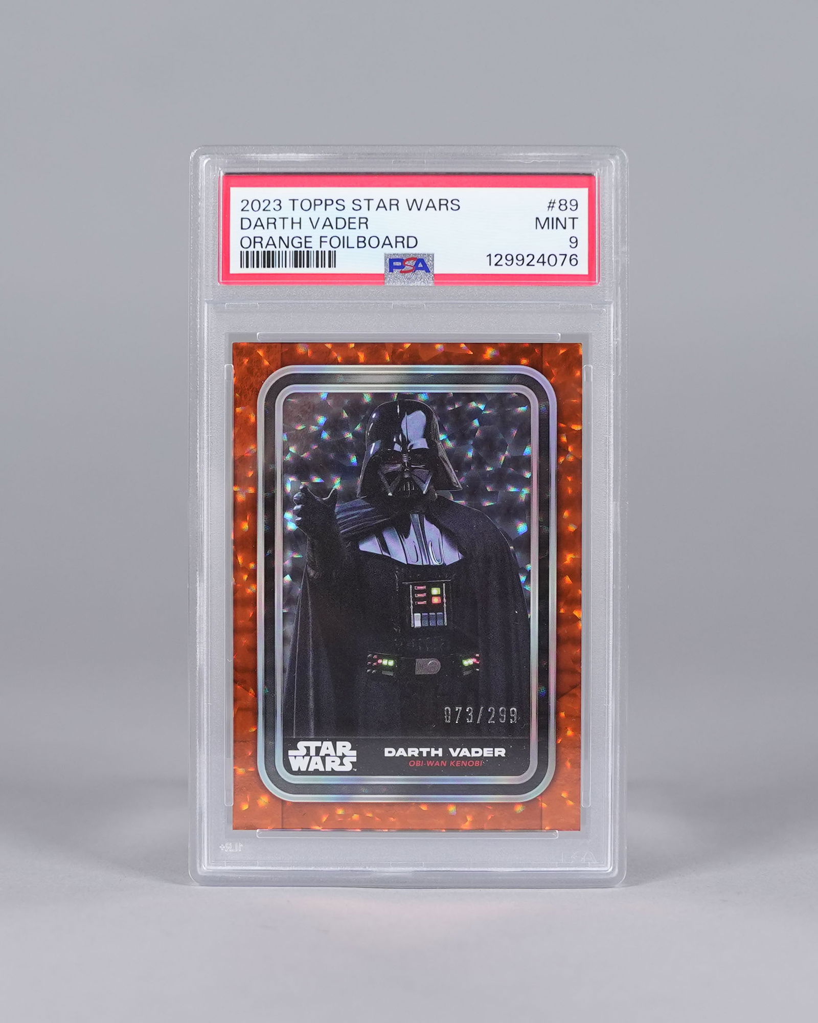3 Star Wars PSA graded cards - 3