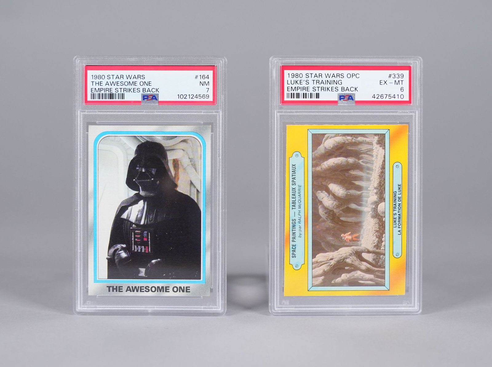 2 Star Wars card PSA graded (1 of 6)