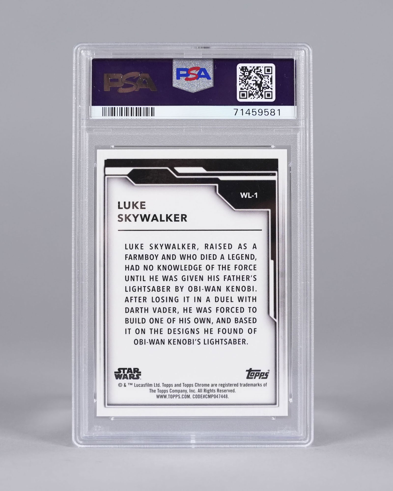 2 Star Wars card PSA graded - 3