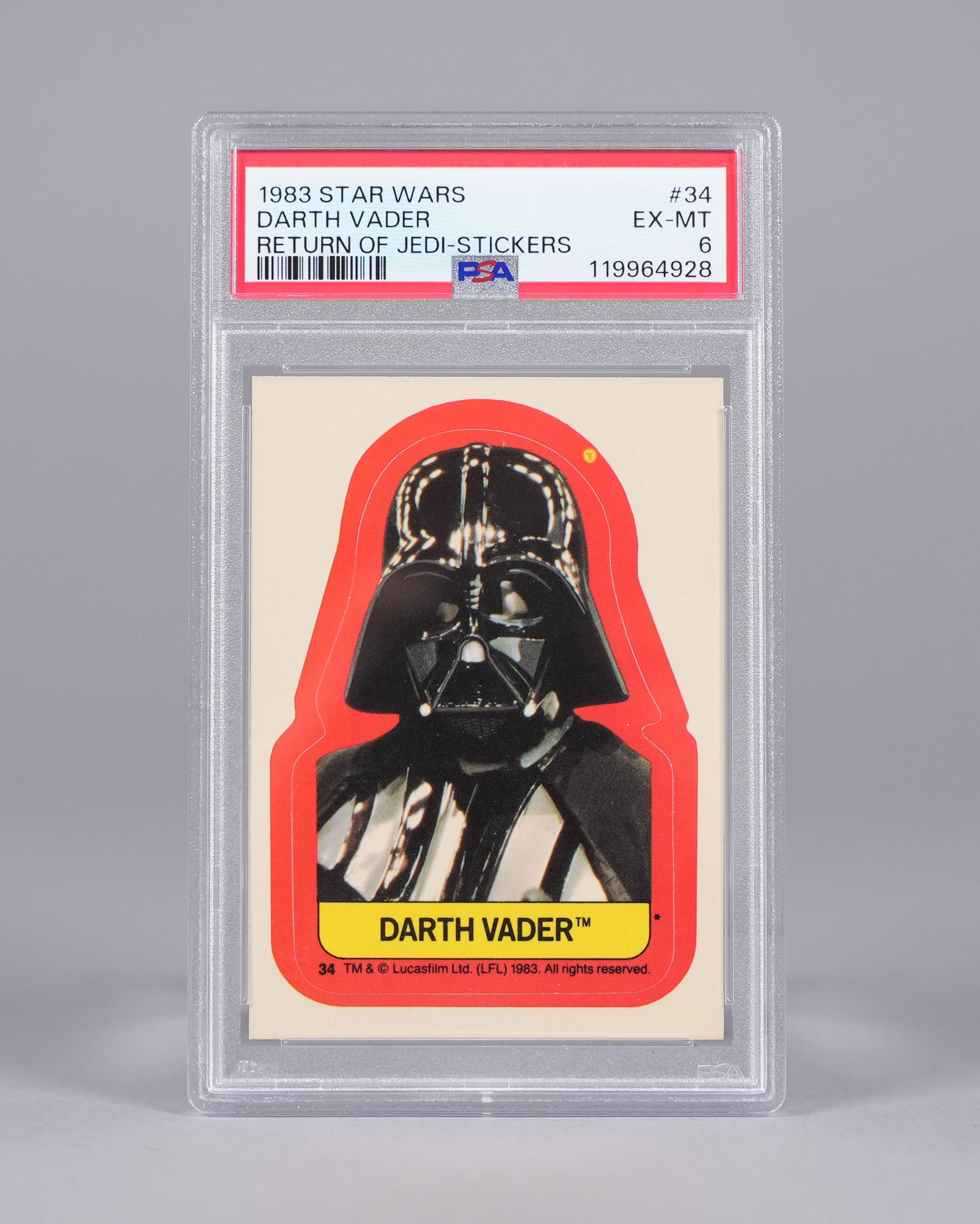 2 Star Wars card PSA graded - 2