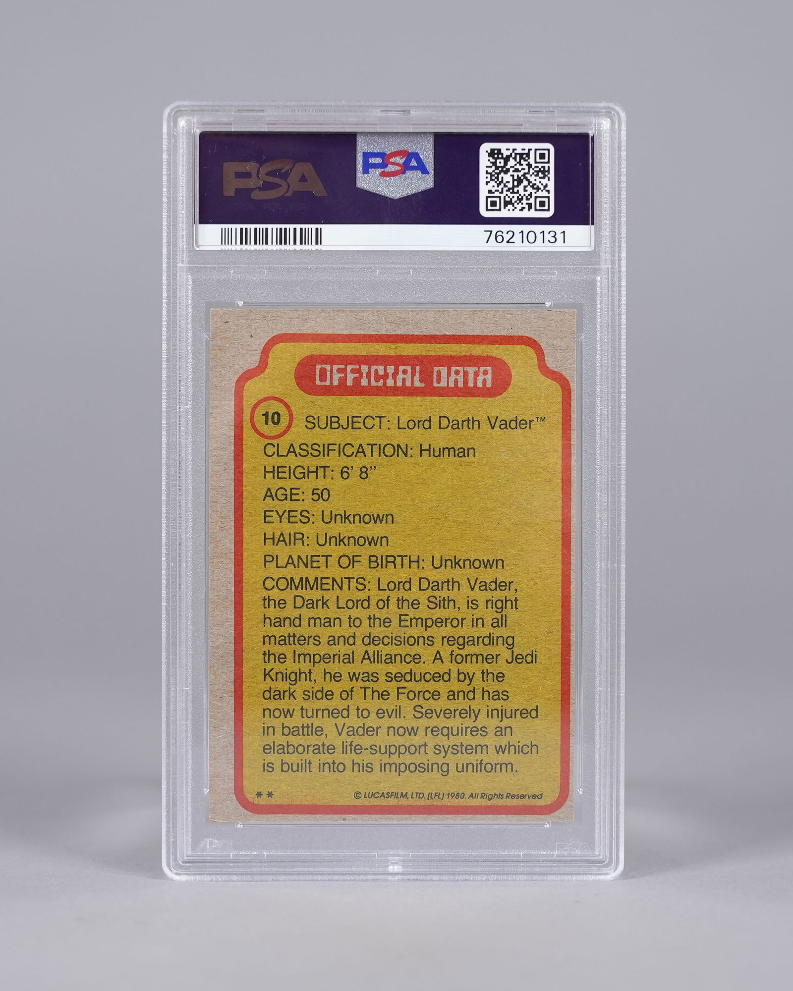 2 Star Wars card PSA graded - 3