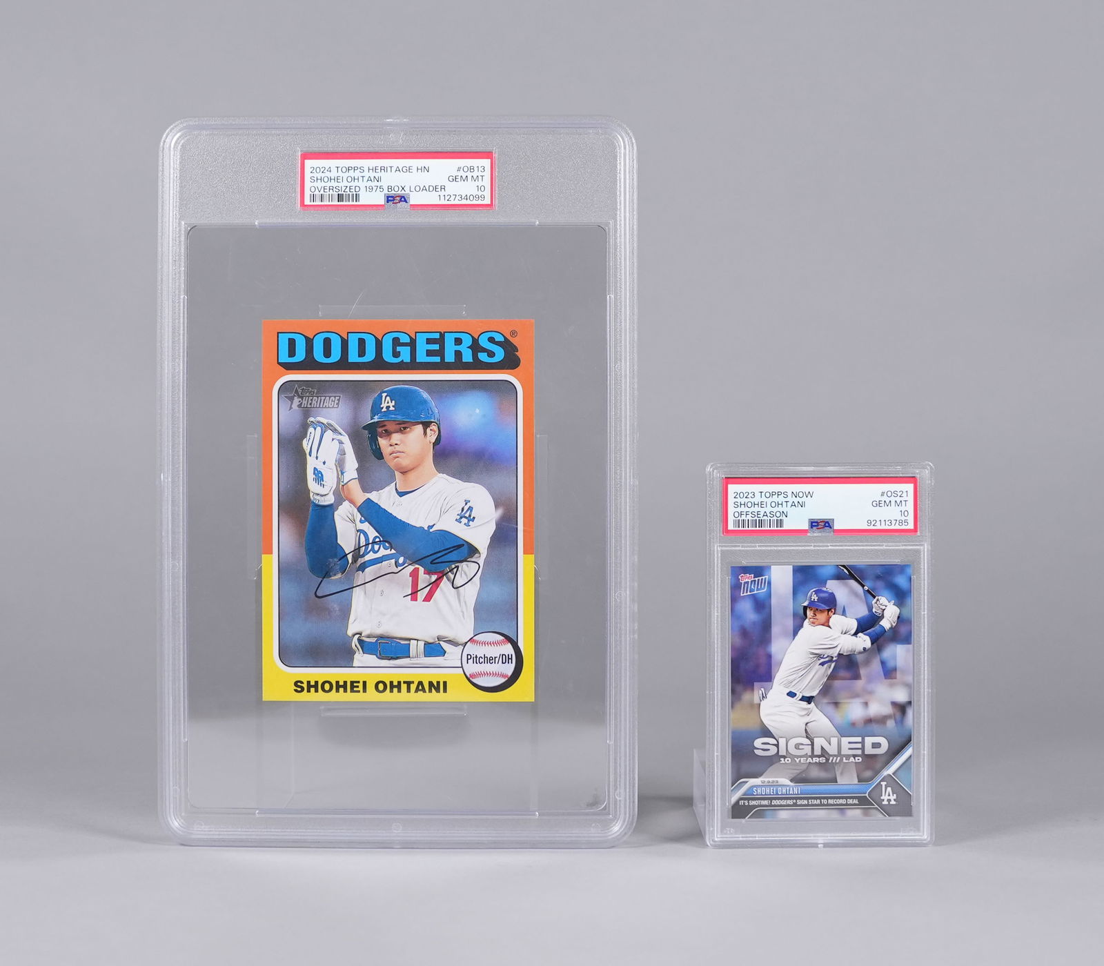 2 Shohei Ohtani PSA 10 cards: 2 Shohei Ohtani PSA 10 graded cards.