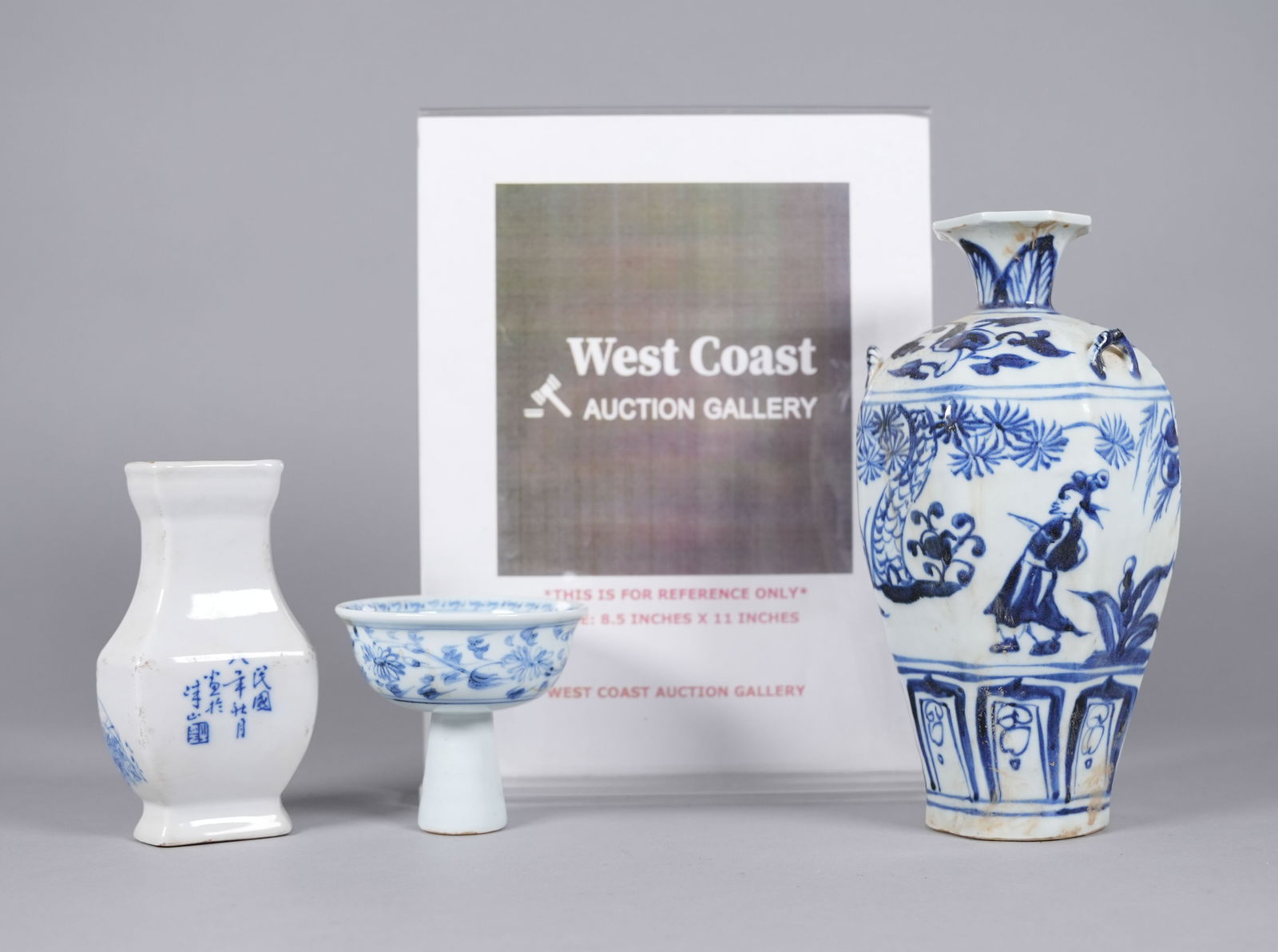 Lots Chinese b/w vase - 2