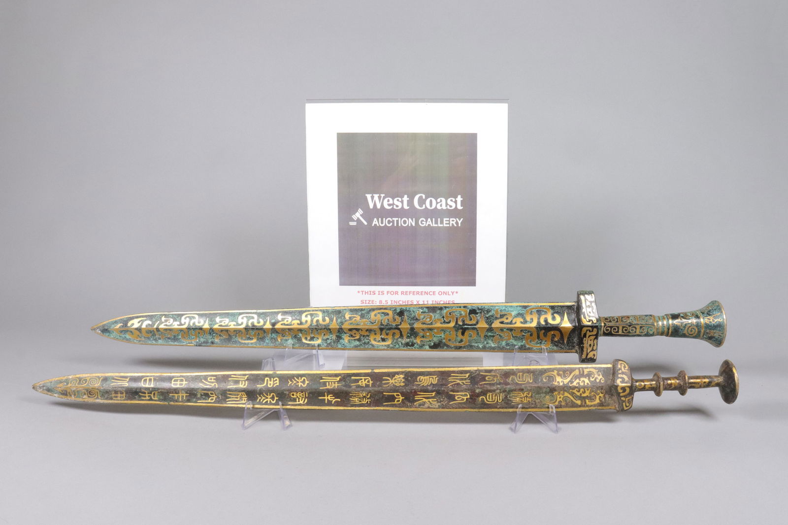 Lots Chinese bronze sword - 2