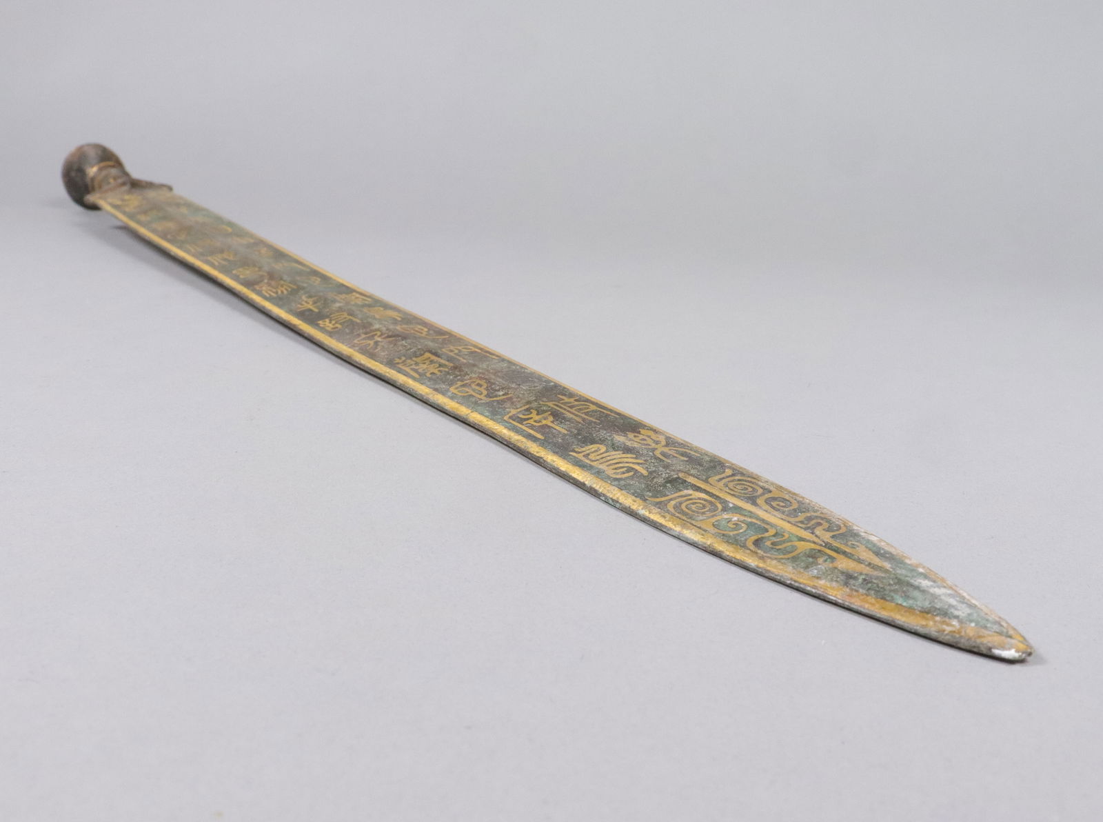 Lots Chinese bronze sword - 4