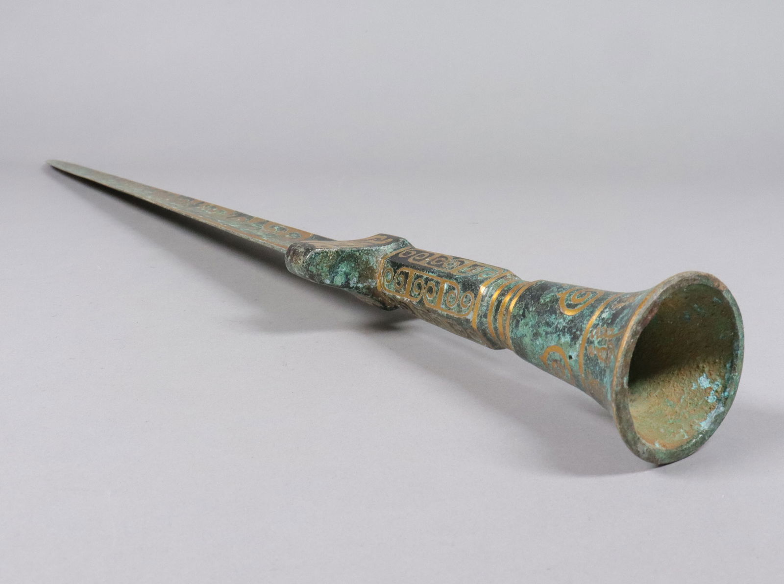 Lots Chinese bronze sword - 5