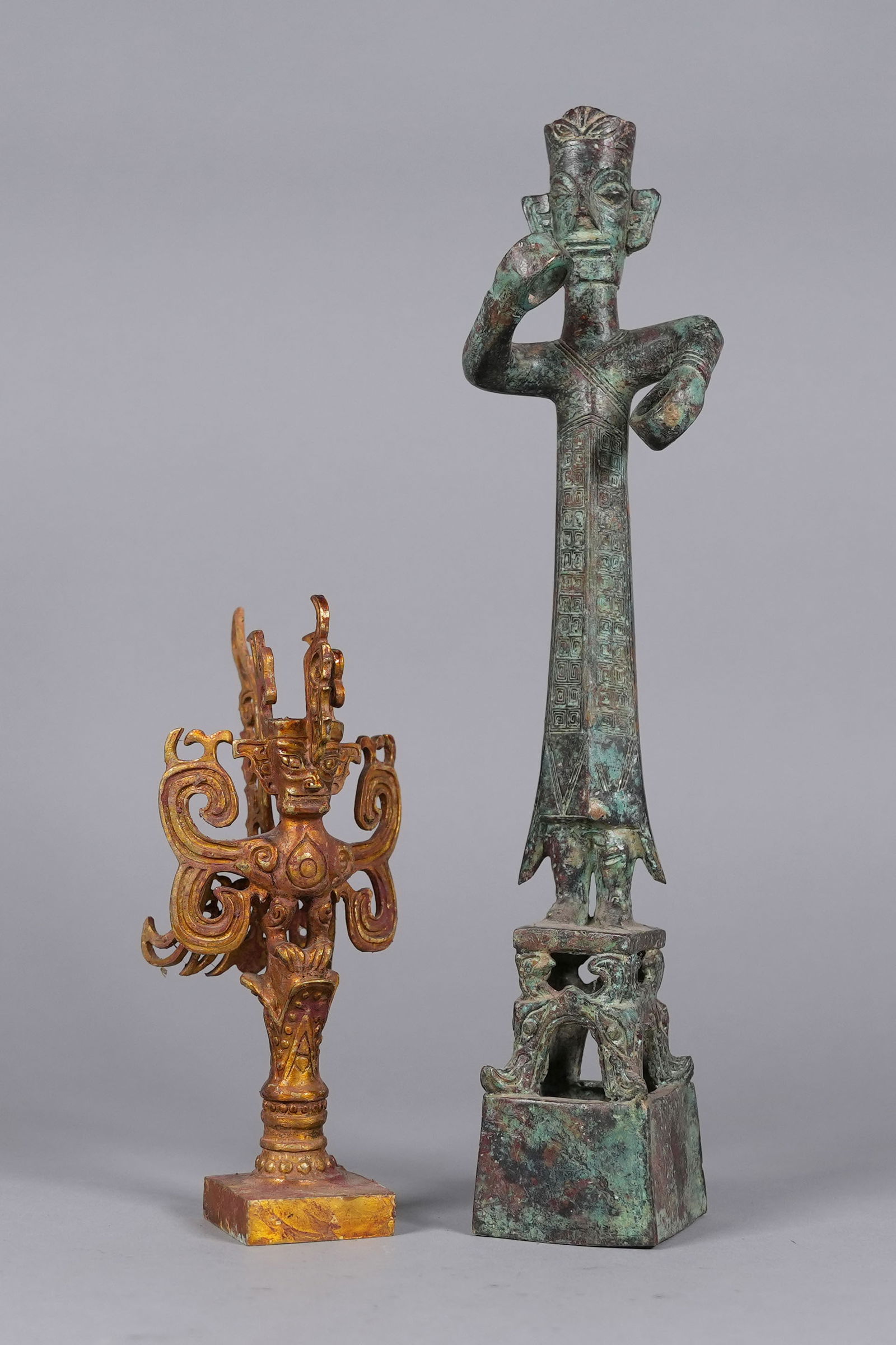 Lots Chinese bronze statue (1 of 7)