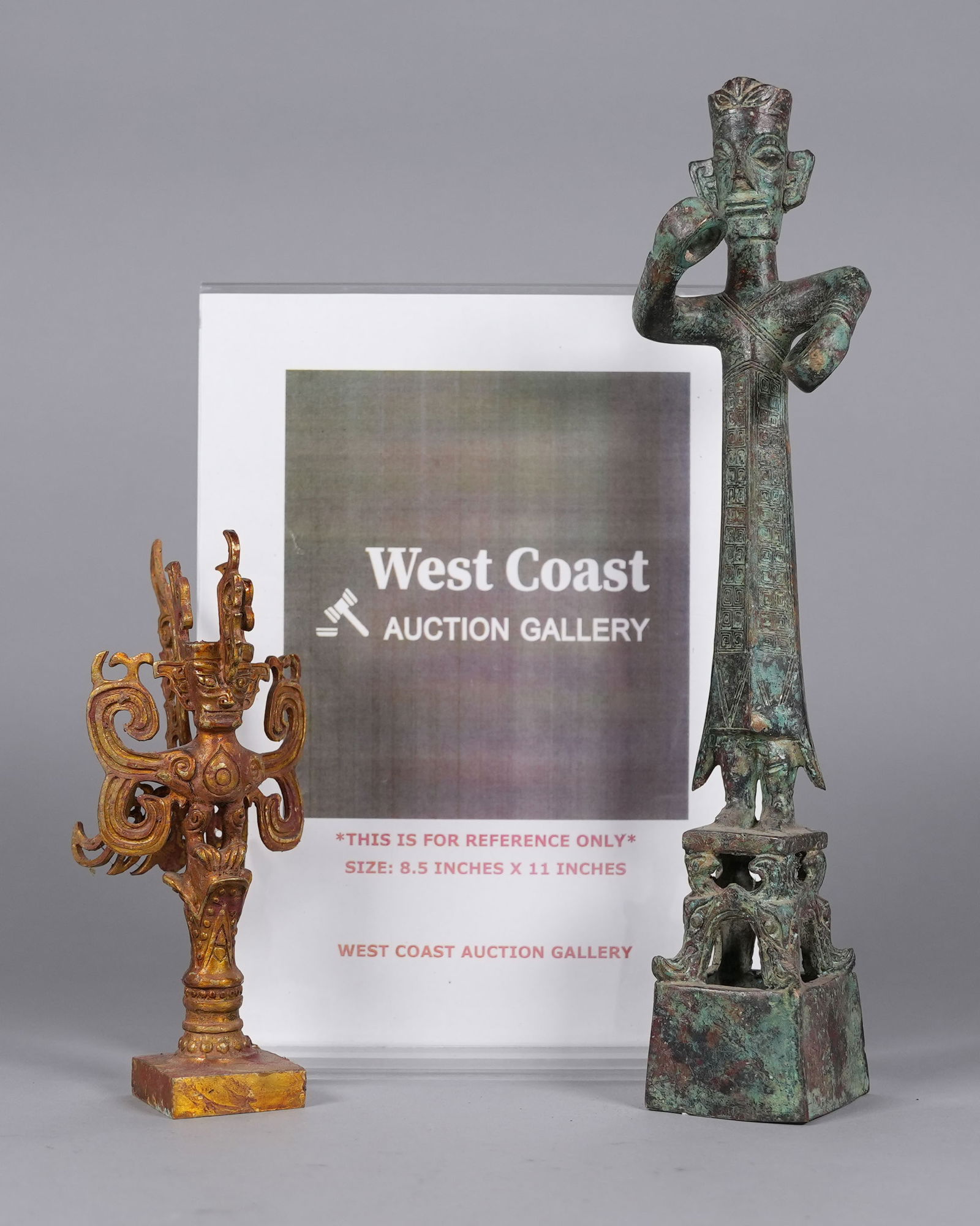 Lots Chinese bronze statue - 2