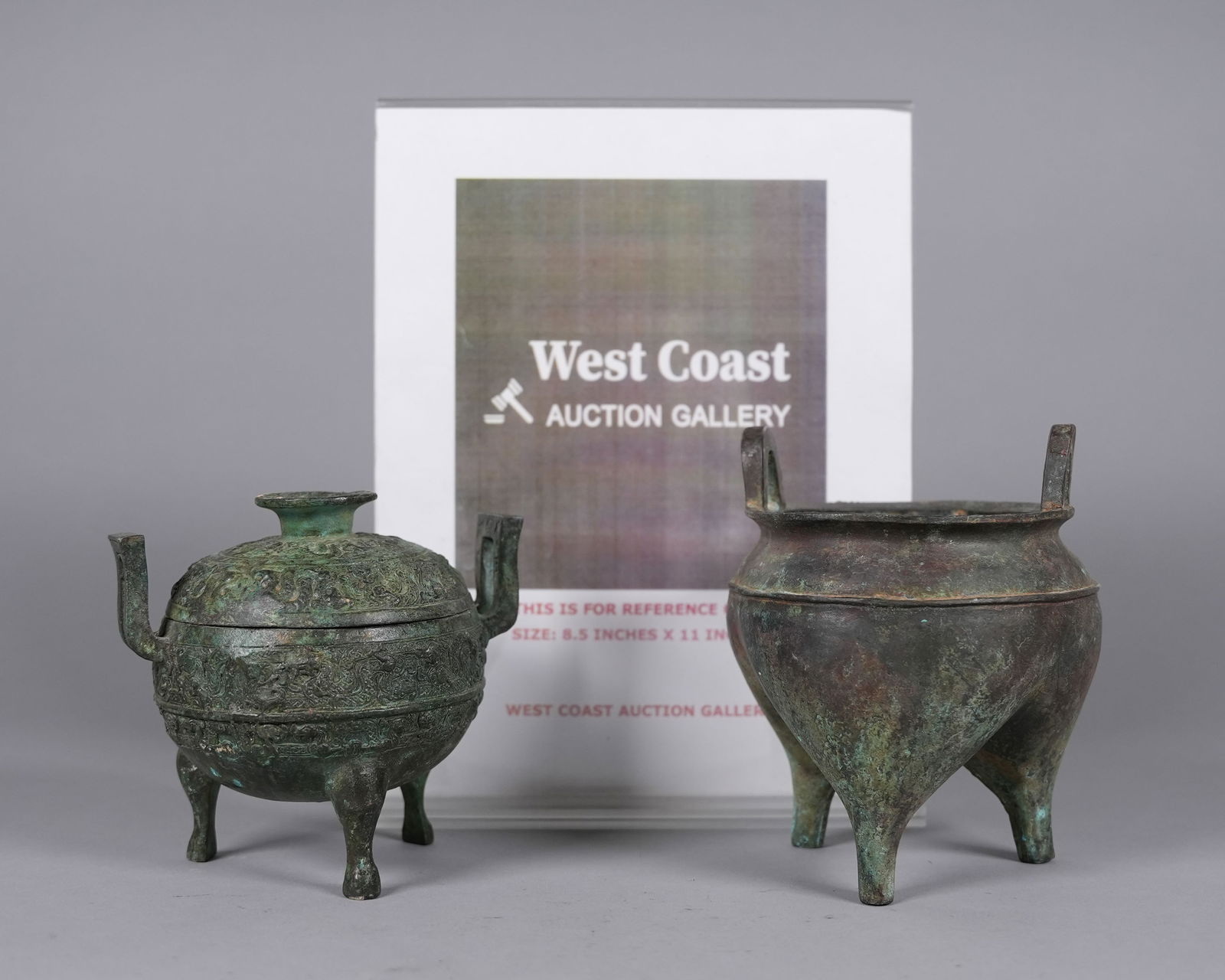 Lots Chinese bronze pots - 2