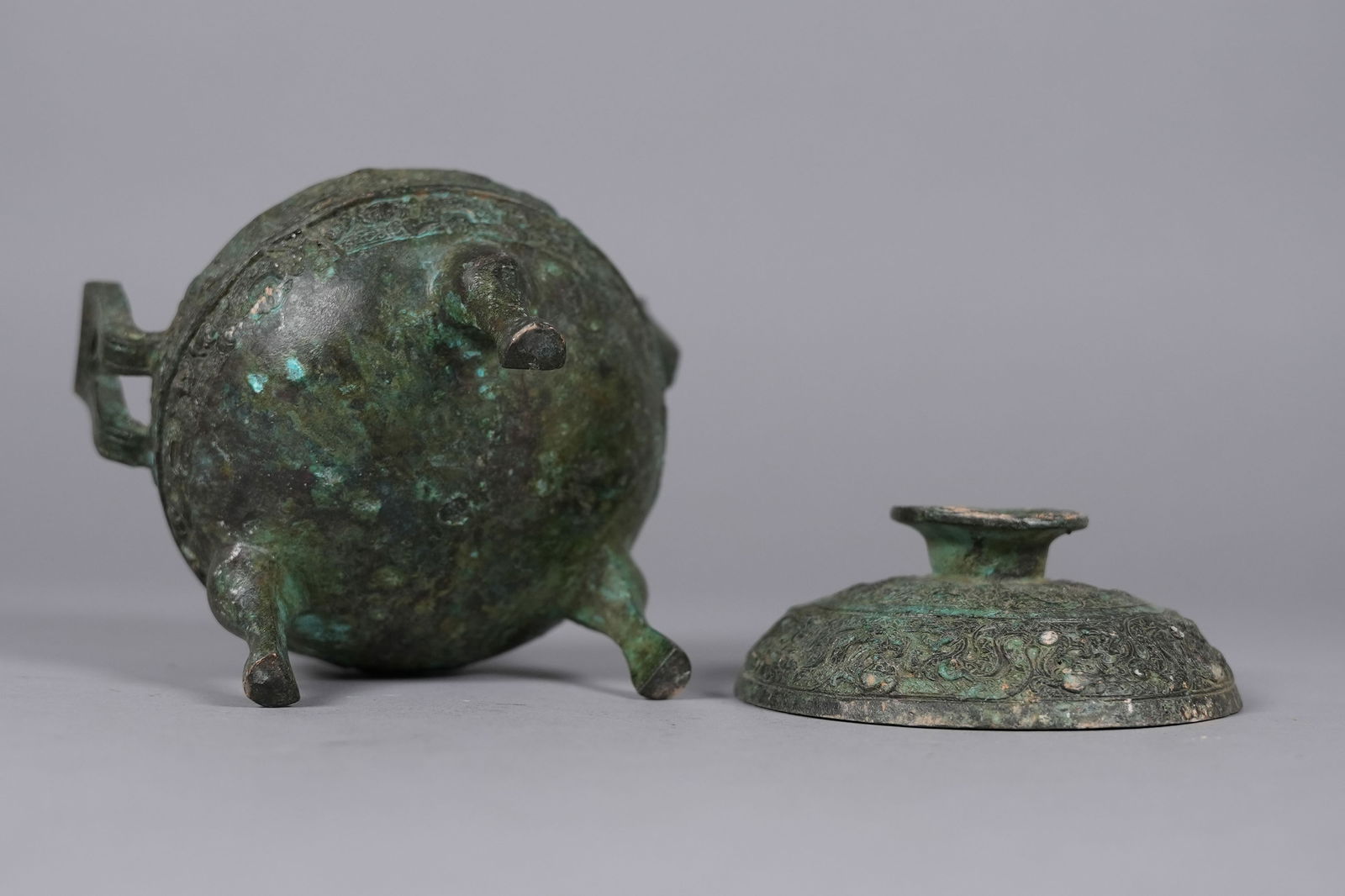 Lots Chinese bronze pots - 6