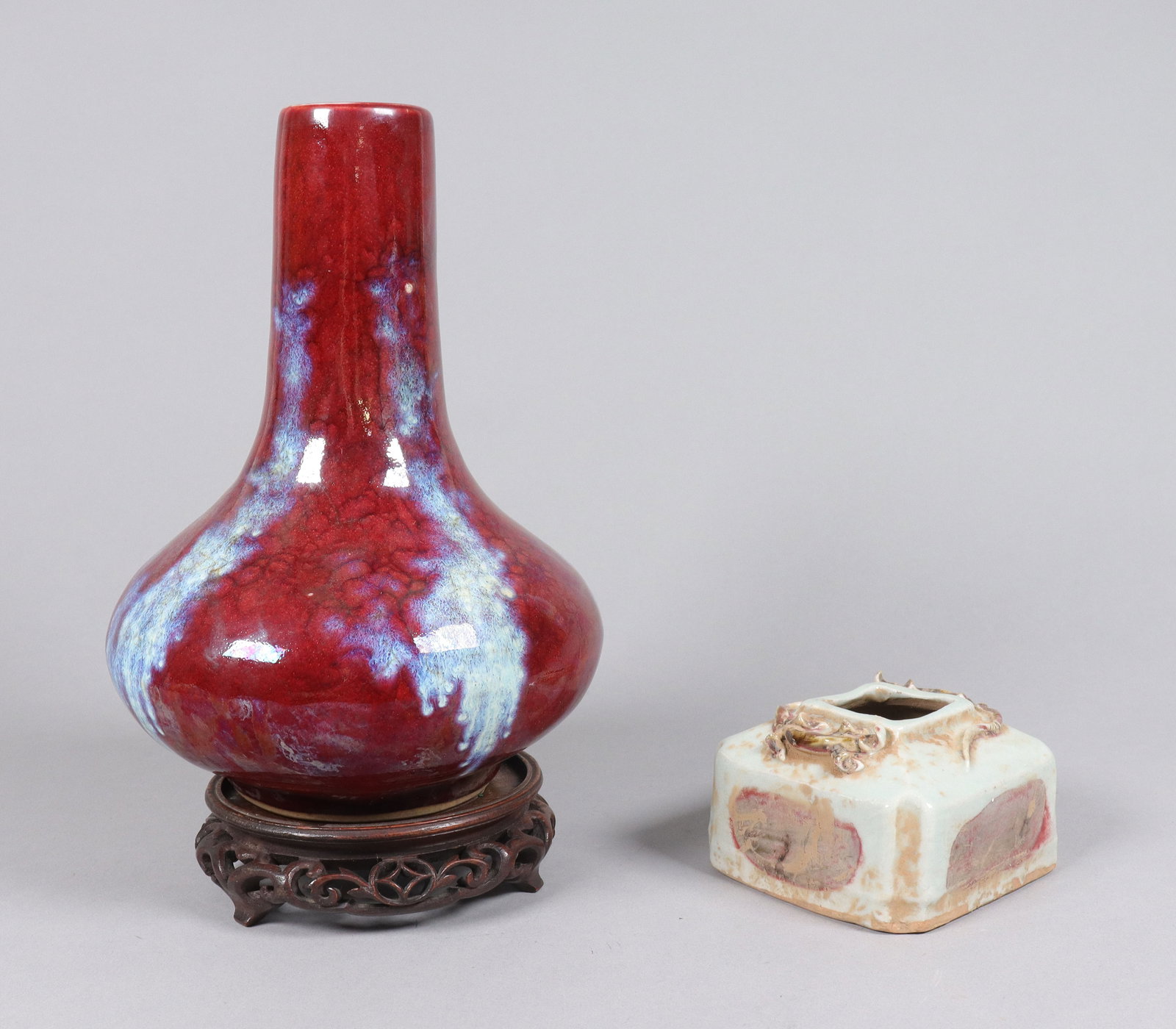 Lots Chinese ceramics: Lots Chinese ceramics, largest H: 8.75" x W: 6."