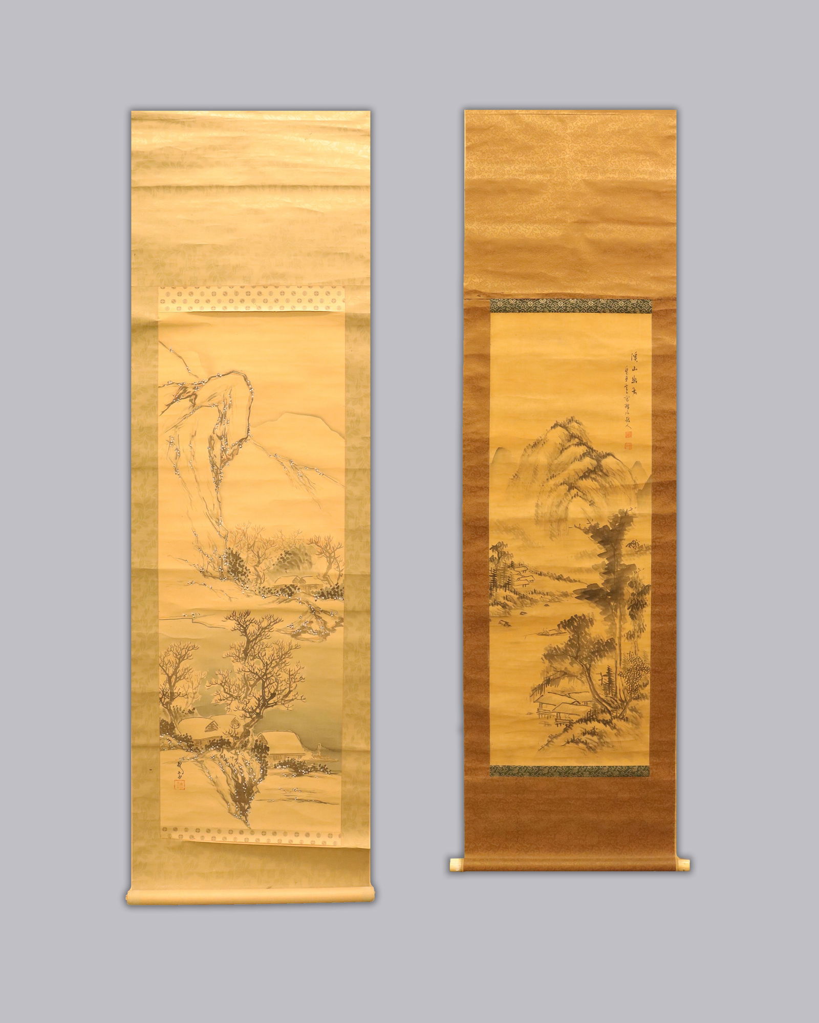 Lots Chinese painting scrolls: Lots Chinese painting scrolls.