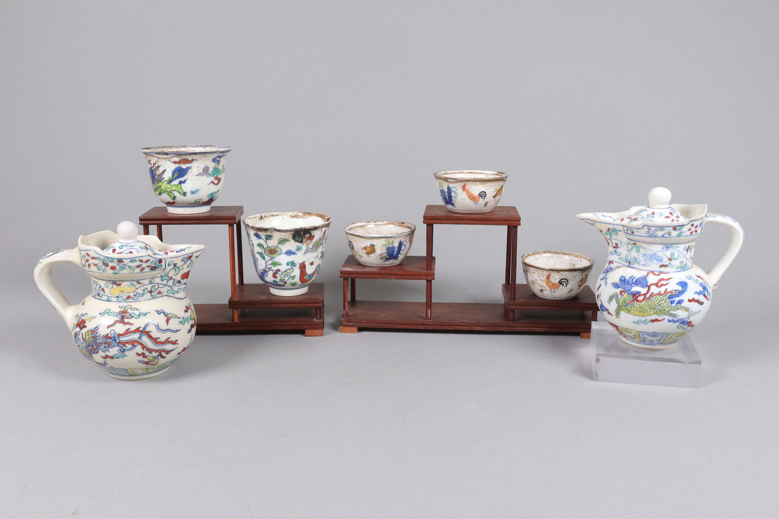 Lots Chinese fancy porcelains (1 of 8)