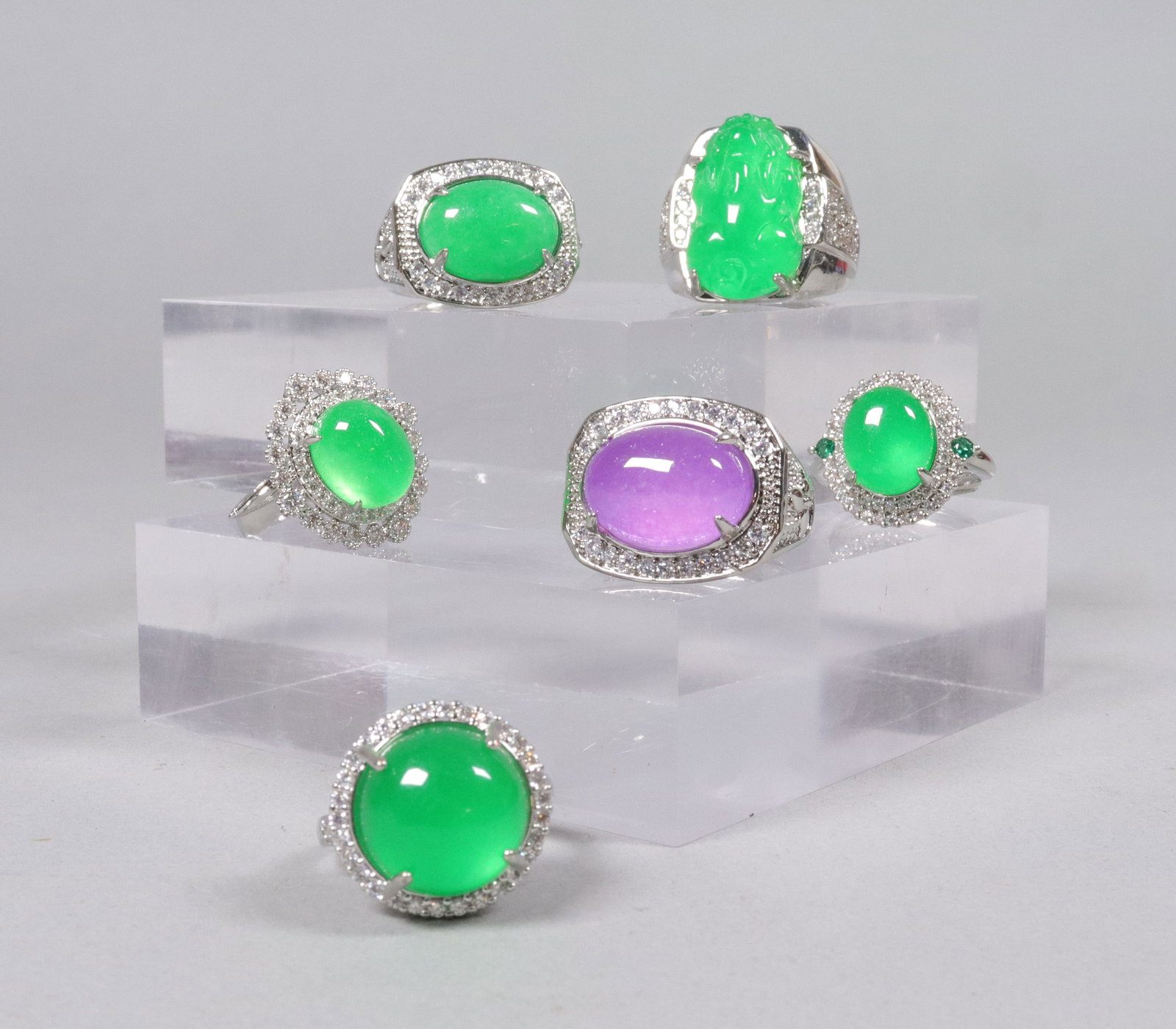 Lots Chinese fine rings: Lots Chinese fine rings.