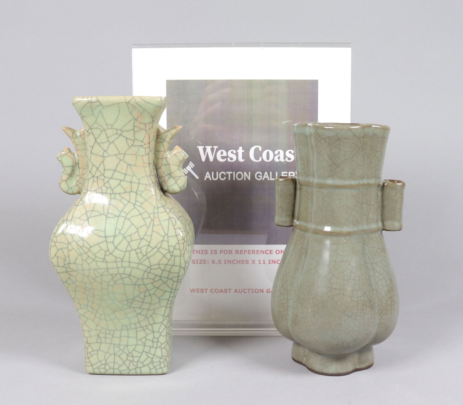 2 Chinese crackled vase - 2