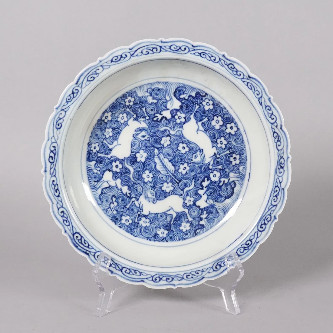 Chinese b/w fine plate (1 of 6)