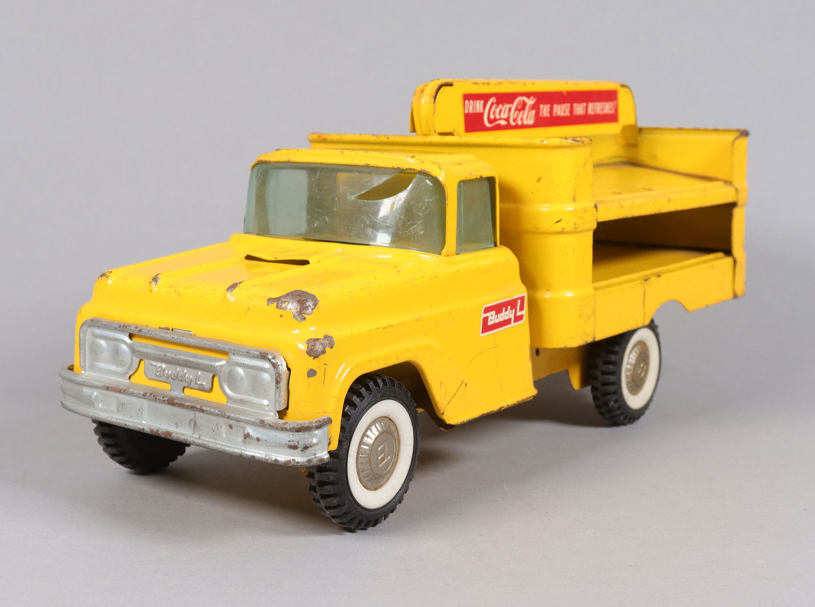 Buddy L Coca Cola truck: Buddy L Coca Cola truck. H: 7" x W: 14."