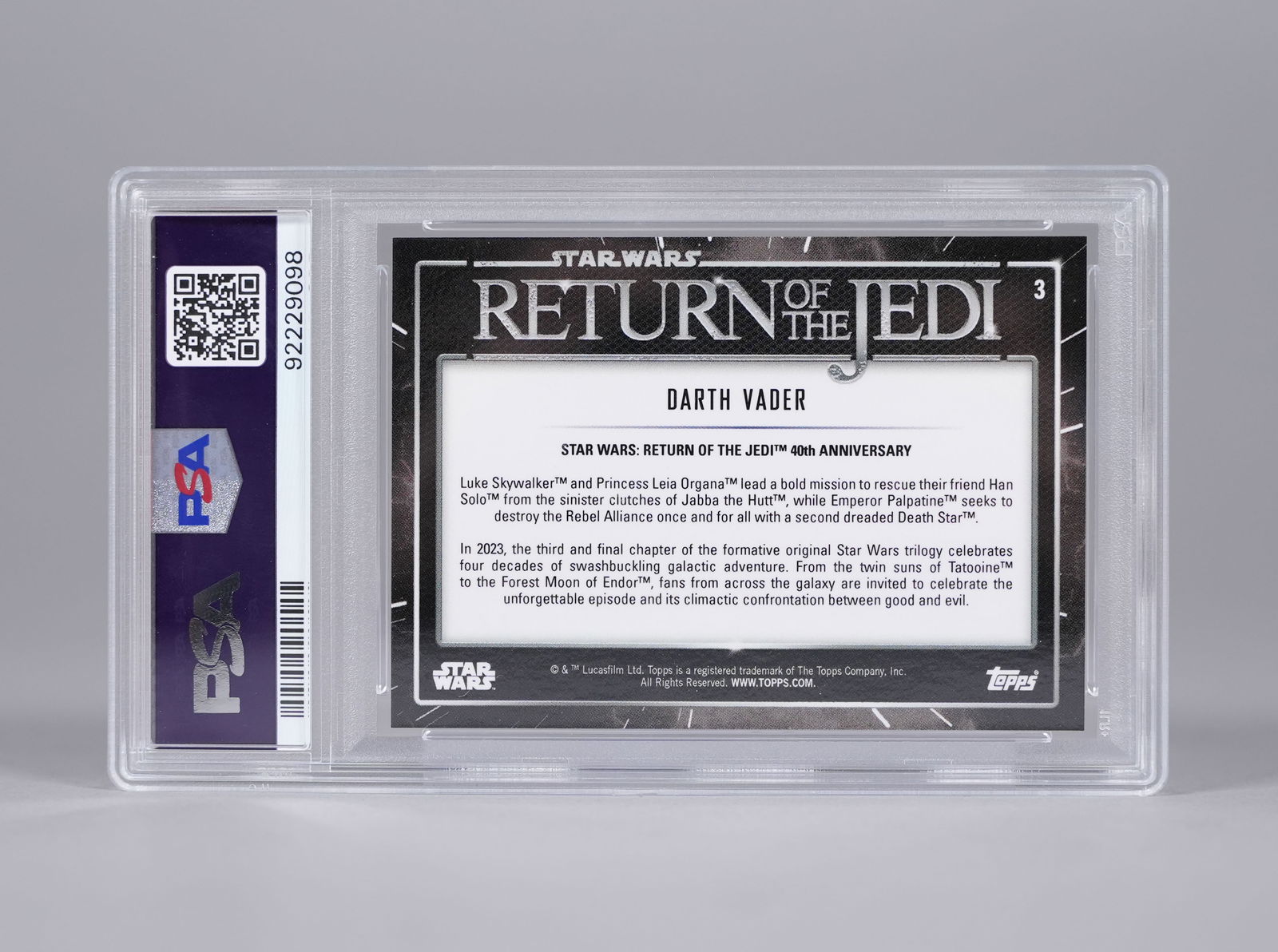 2 Star Wars cards PSA - 5