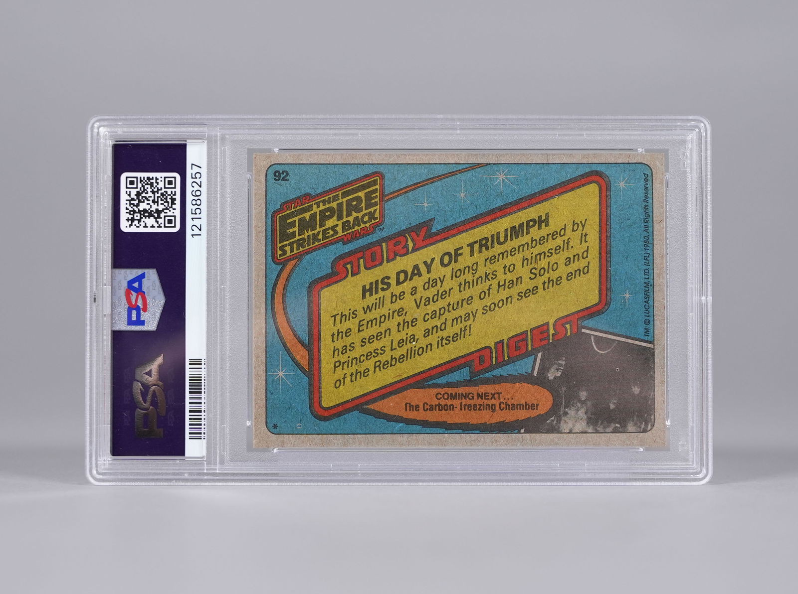 2 Star Wars cards PSA - 3