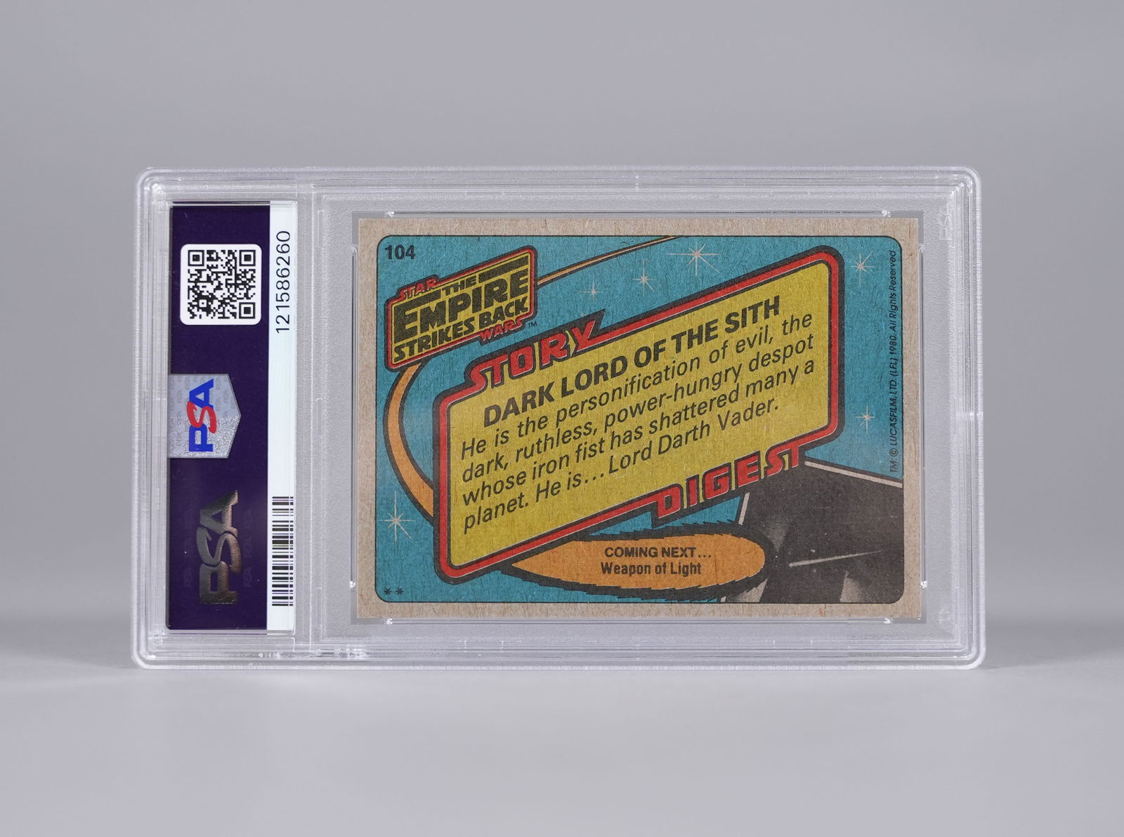 2 Star Wars cards PSA - 5