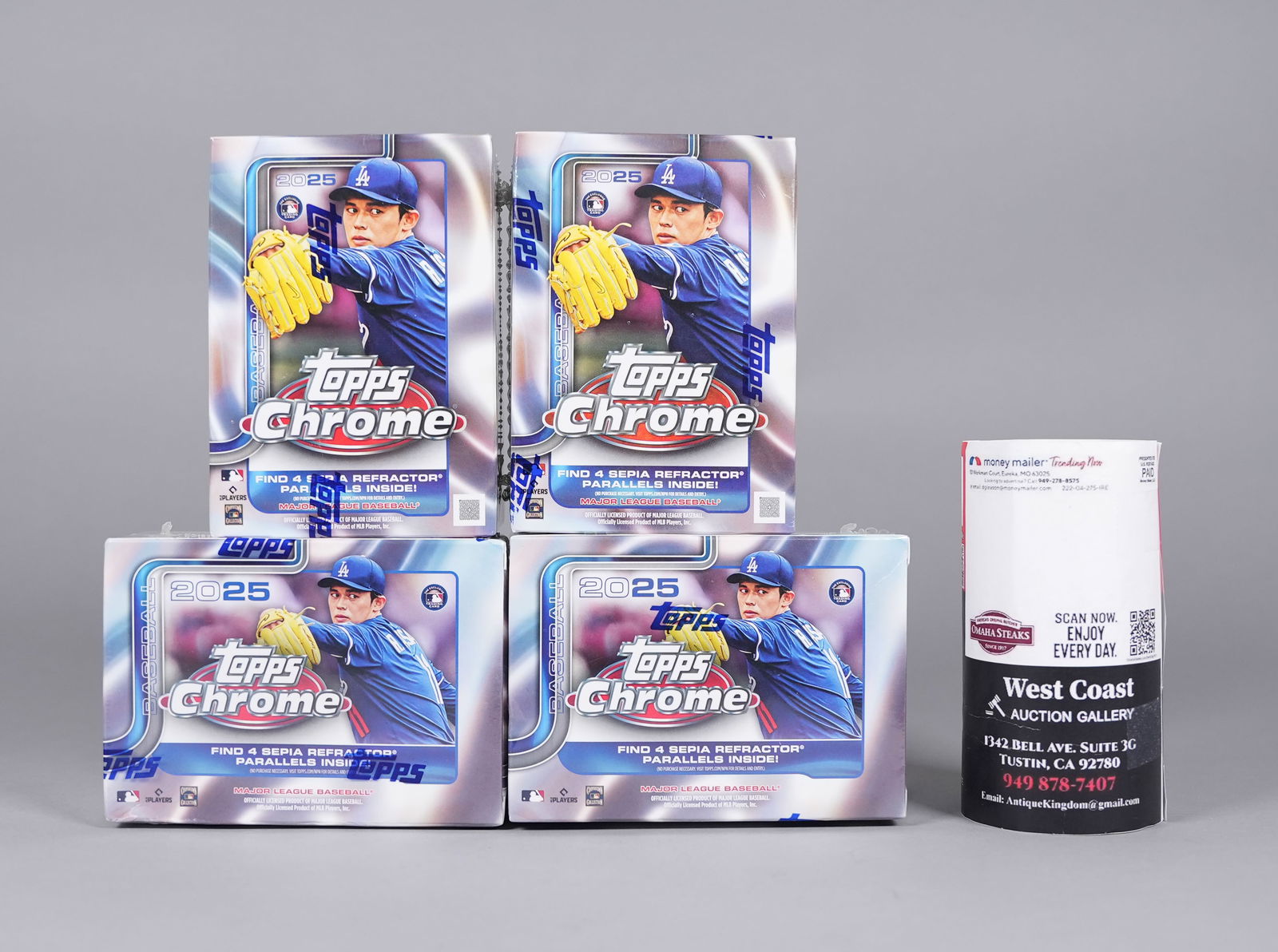 Lots 2025 Topps Chrome baseball box - 2