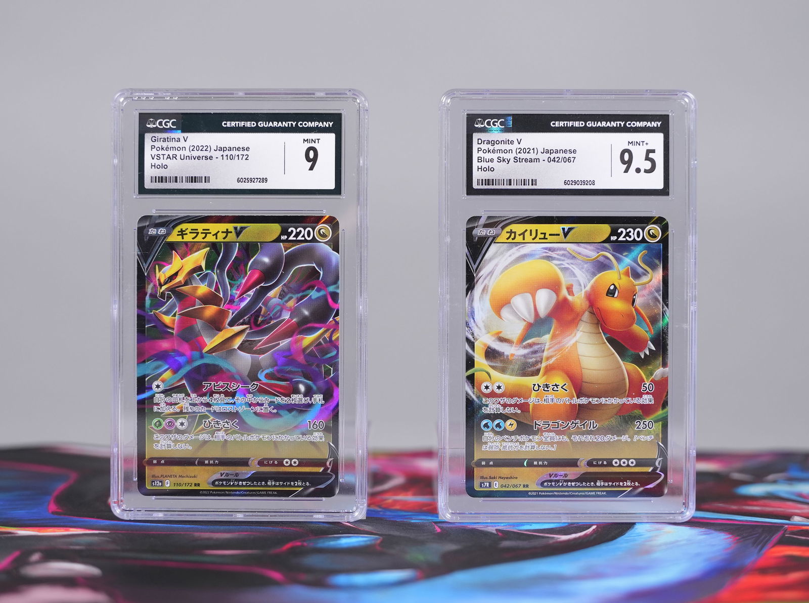 2 Pokemon cards CGC: 2 Pokemon cards, CGC graded.