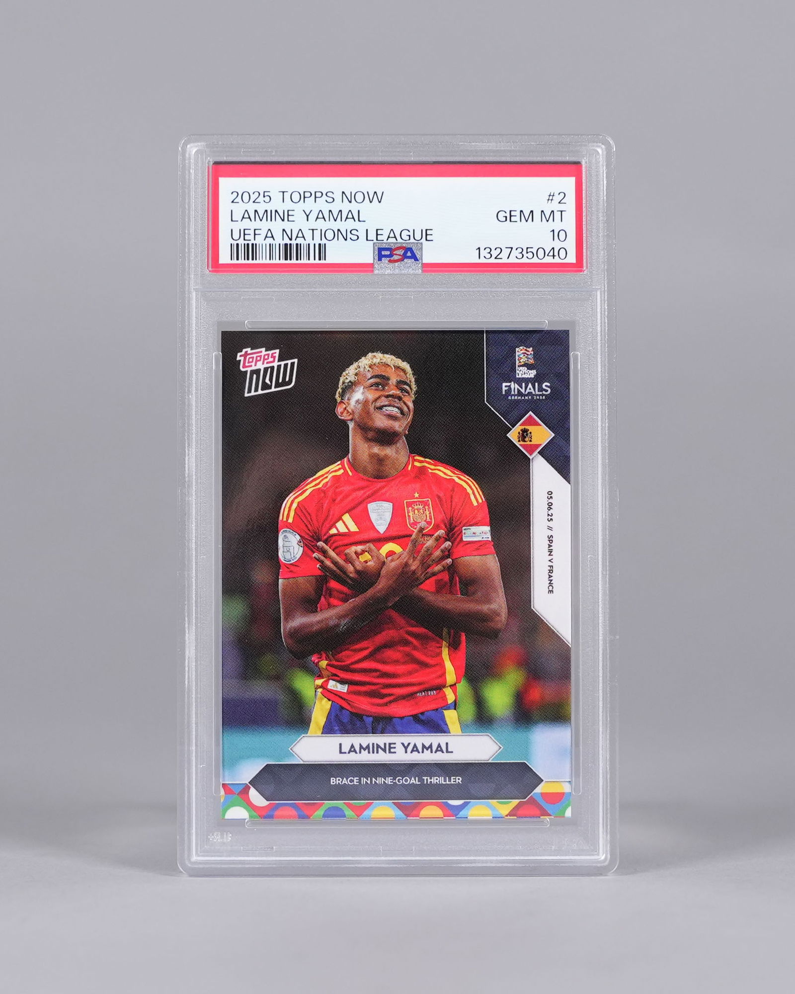 2025 Lamine Yamal card PSA 10: 2025 Lamine Yamal card PSA 10.