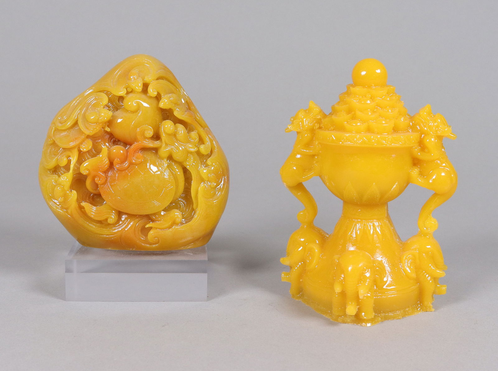 Lots Chinese carved figures (1 of 7)