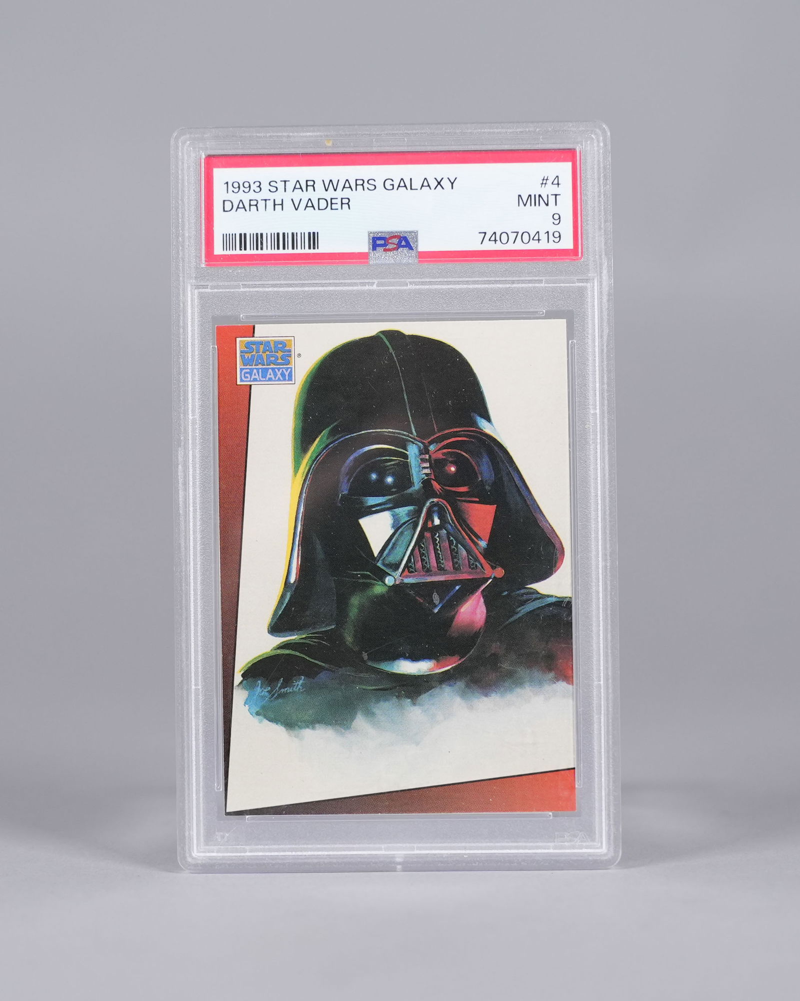 1993 Star Wars rare card PSA 9: 1993 Star Wars rare card, PSA 9.