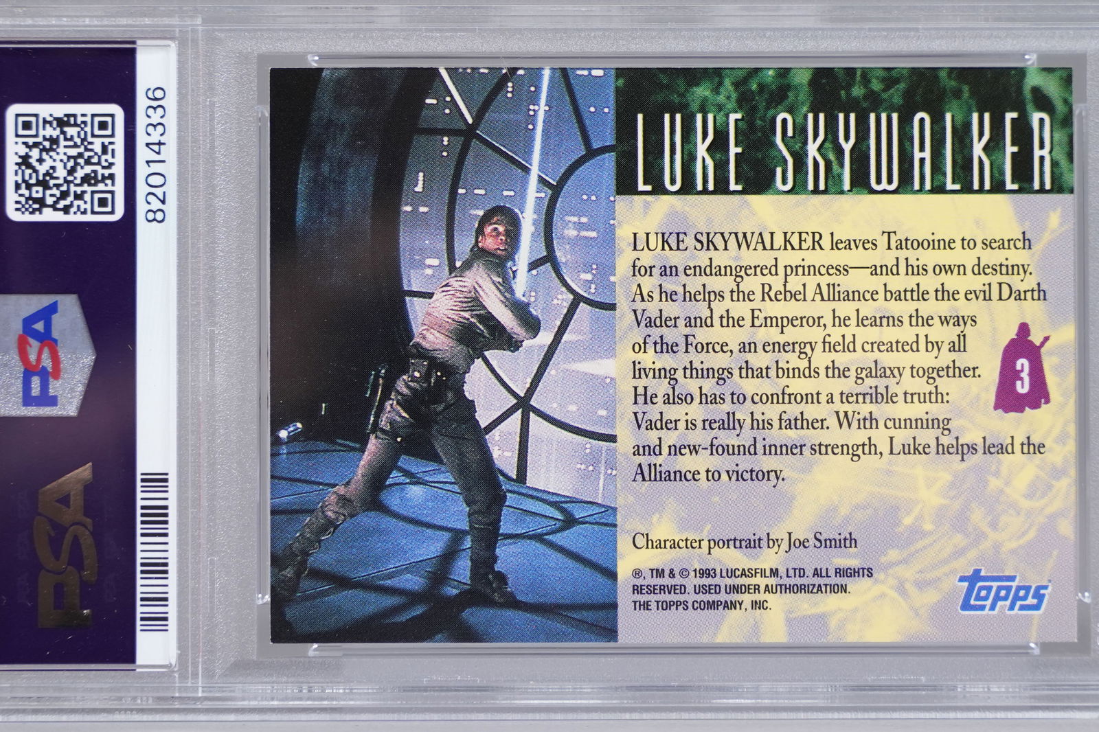 1993 Star Wars card PSA 9 - 3