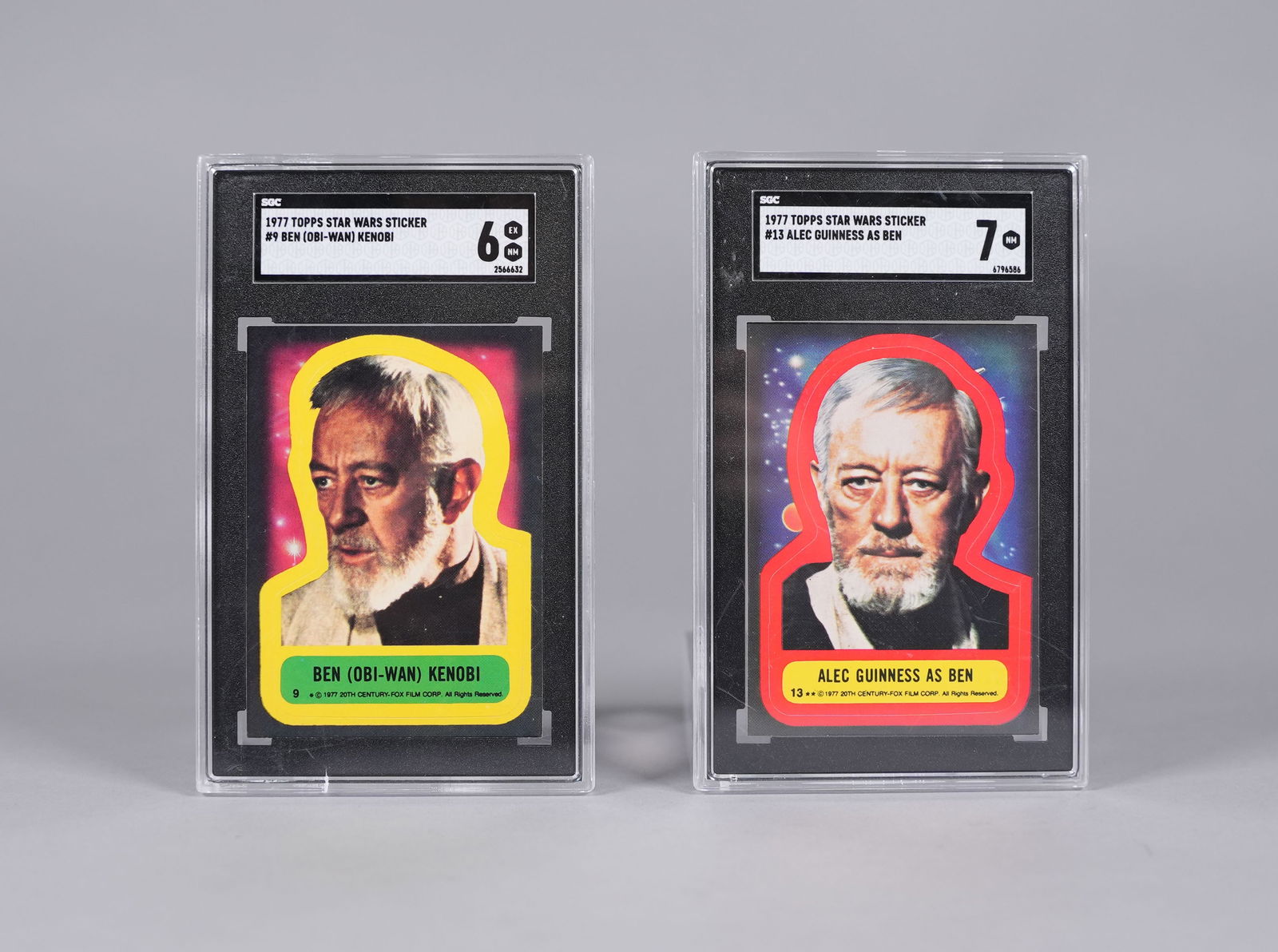 Lots Star Wars card SGC graded: Lots Star Wars card, SGC graded.