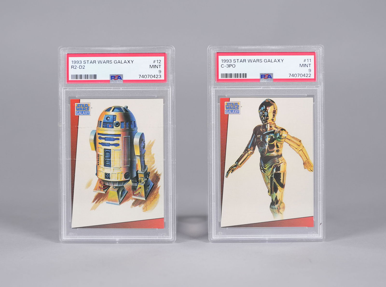 Lots Star Wars cards PSA: Lots Star Wars card, PSA graded.