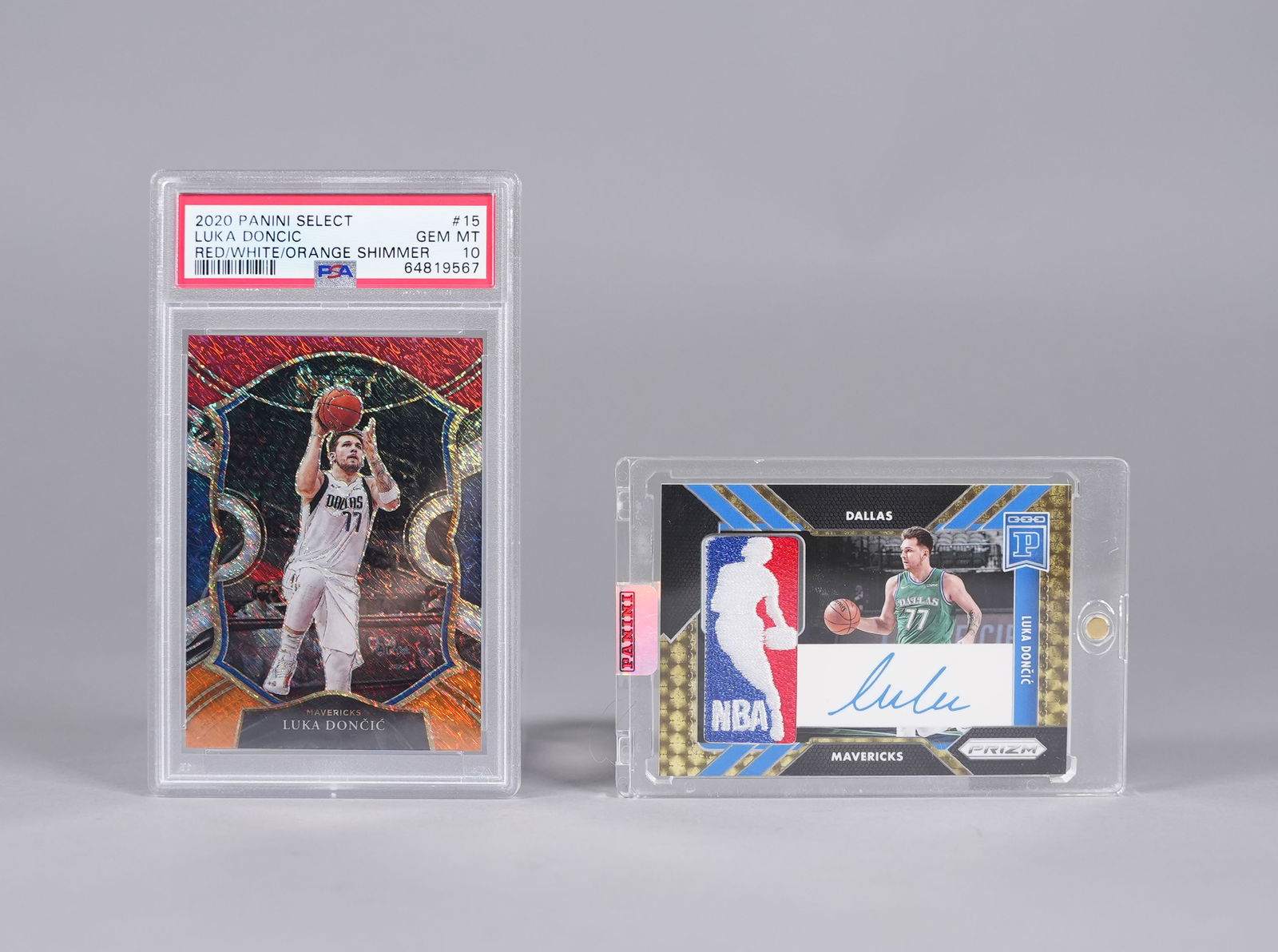 Lots Luka Doncic cards PSA: Lots Luka Doncic cards, one is graded by PSA. Another possibly print signed, ungraded. Condition selling it as is. All sales are final. No return.