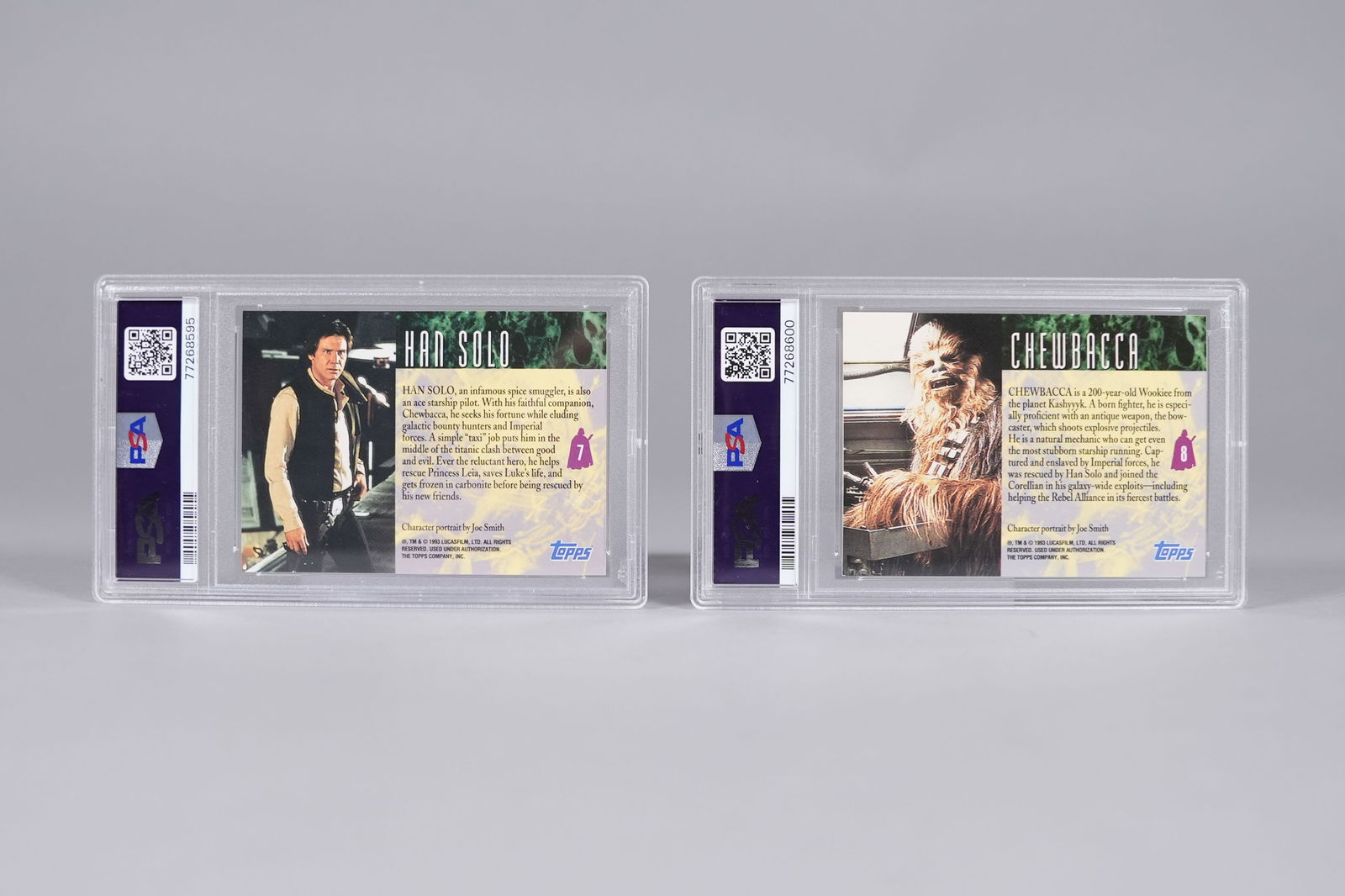 Lots Star Wars card graded - 3