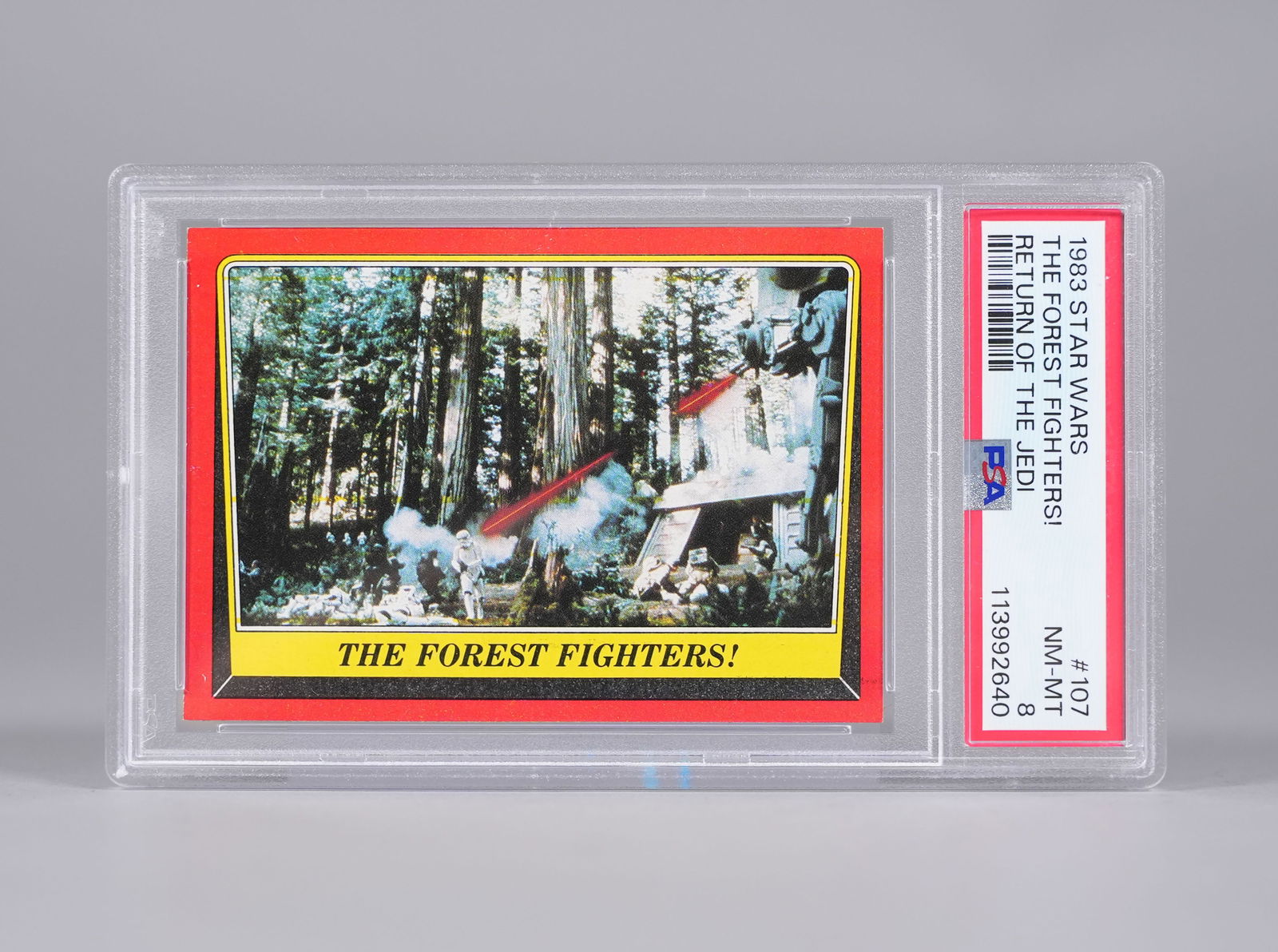 Lots 1983 Star Wars card PSA - 2