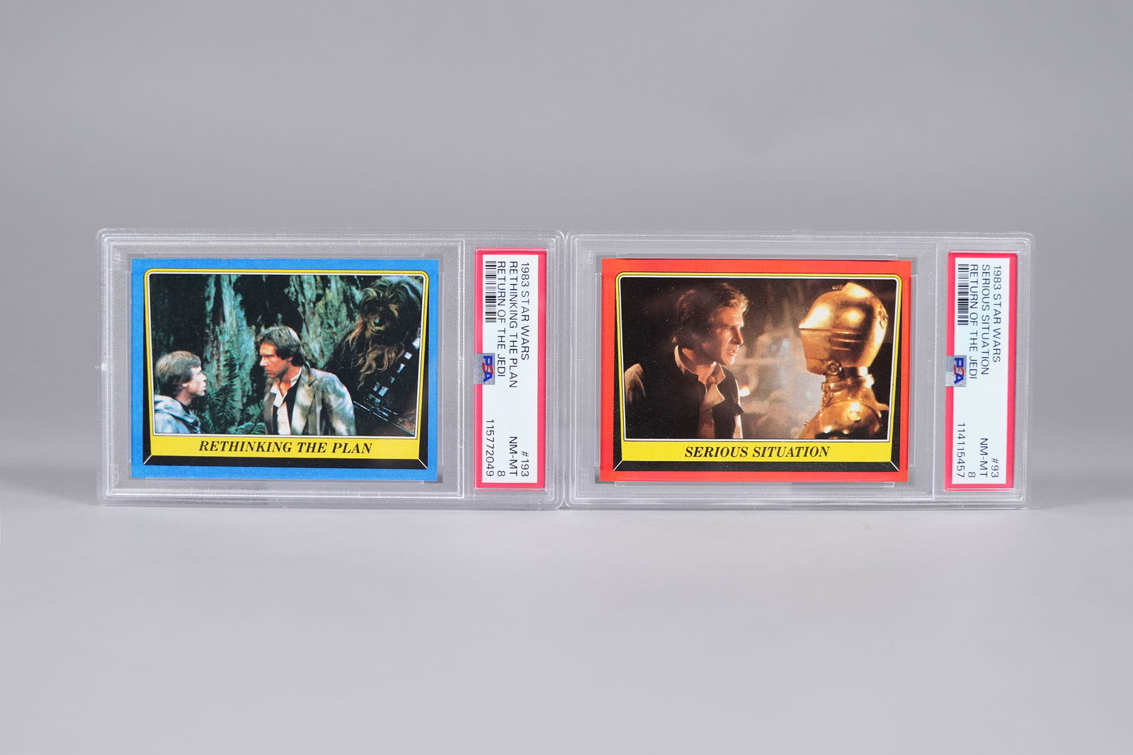 Lots 1983 Star Wars card PSA - 4