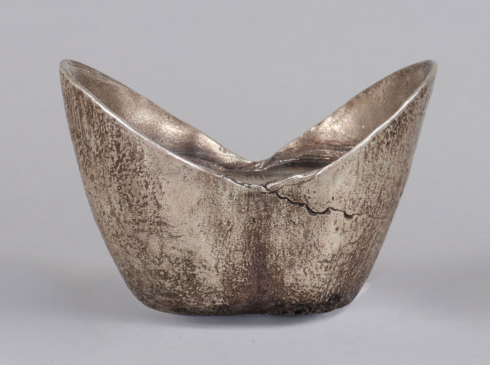 Chinese large heavy ingot: Chinese large heavy ingot. Ungraded. We do not guarantee any grading, material, age, carving, engraving. All sales are final, no return. Possibly copy or reproduction. From an estate. Please contact