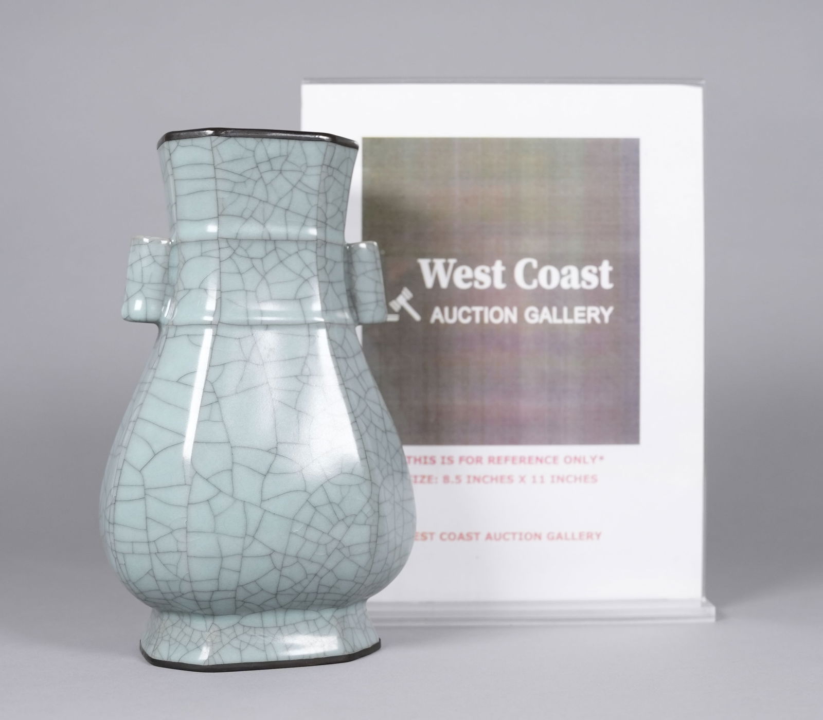 Chinese fine crackled vase - 2