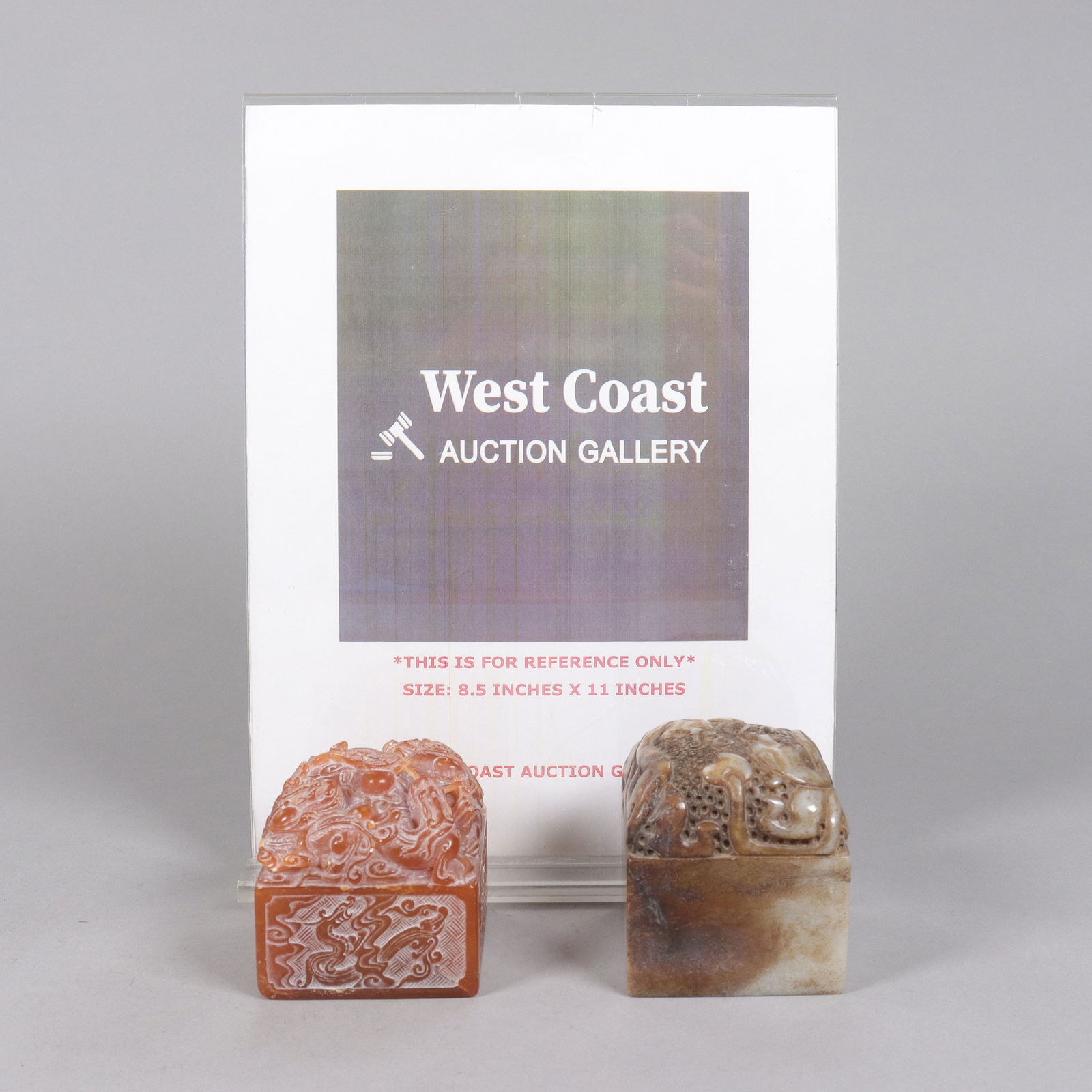 2 Chinese carved seal - 2