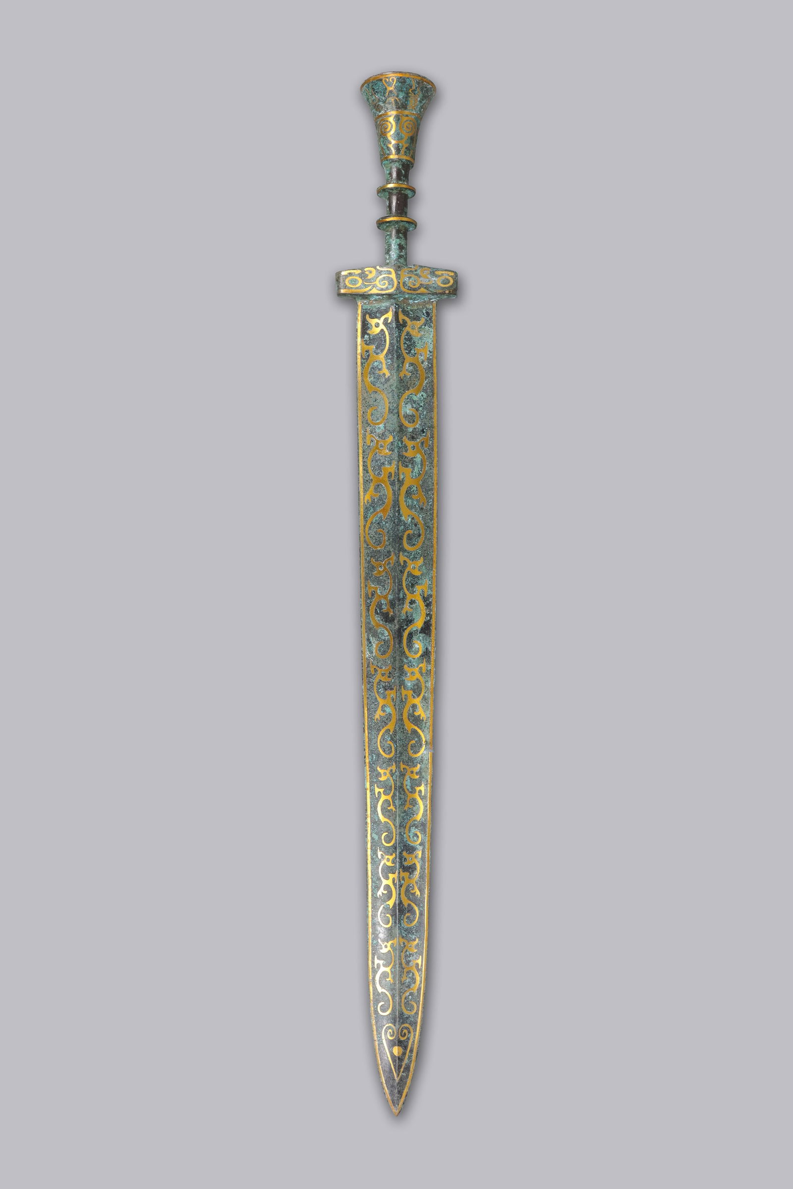 Chinese gilted bronze sword (1 of 6)