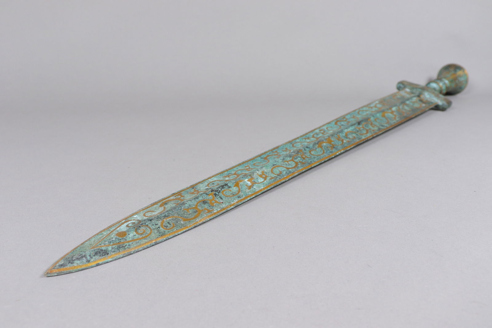 Chinese gilted bronze sword - 5