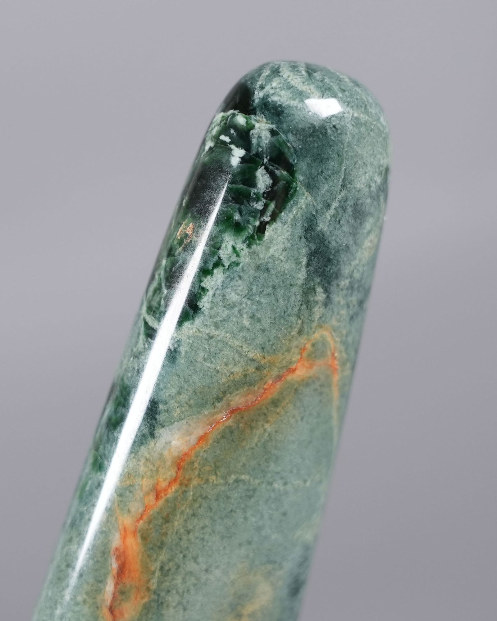 Important Olmec jade celt - 5